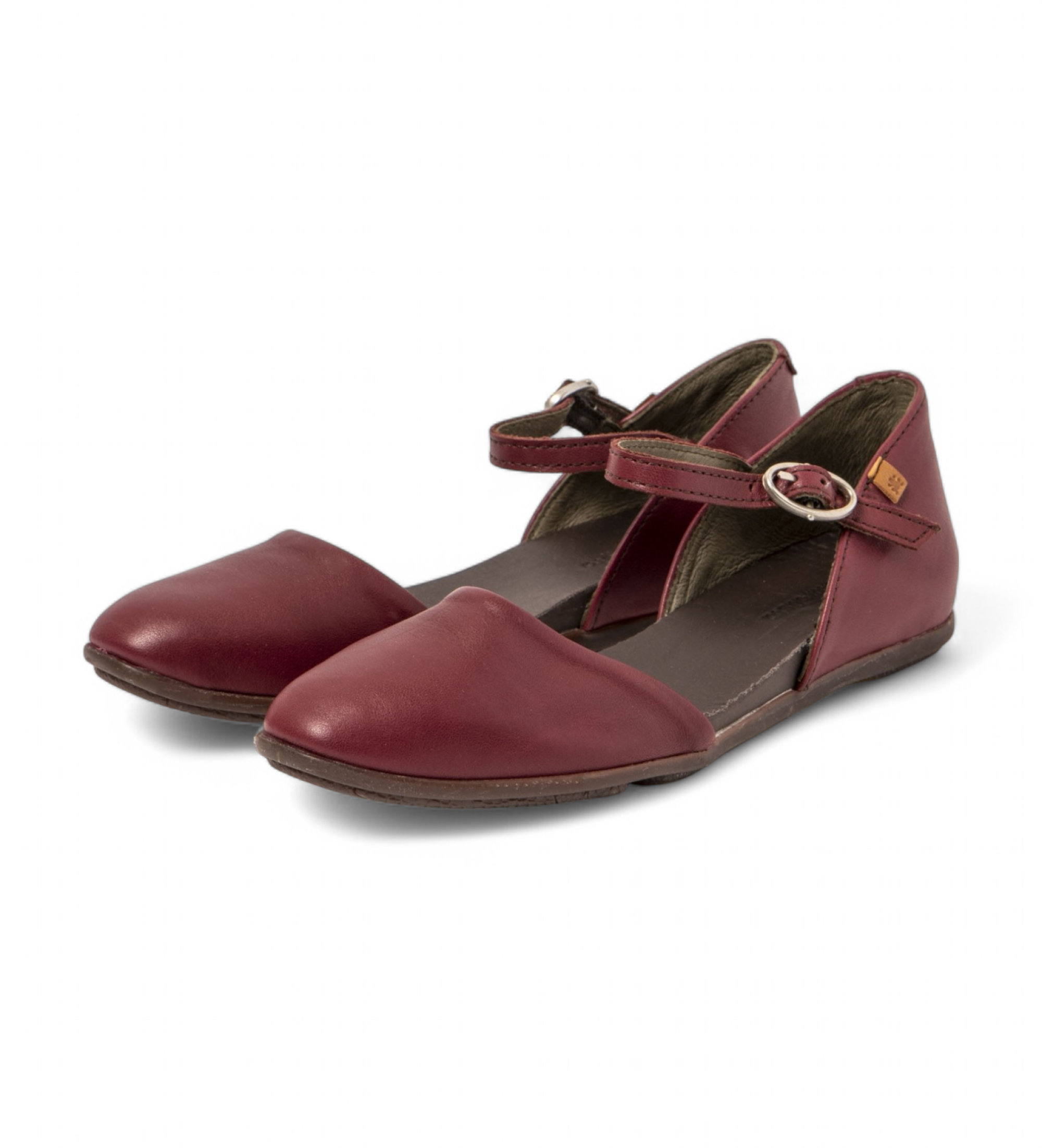 El Naturalista Leather Sandals Nd54 Stella burgundy