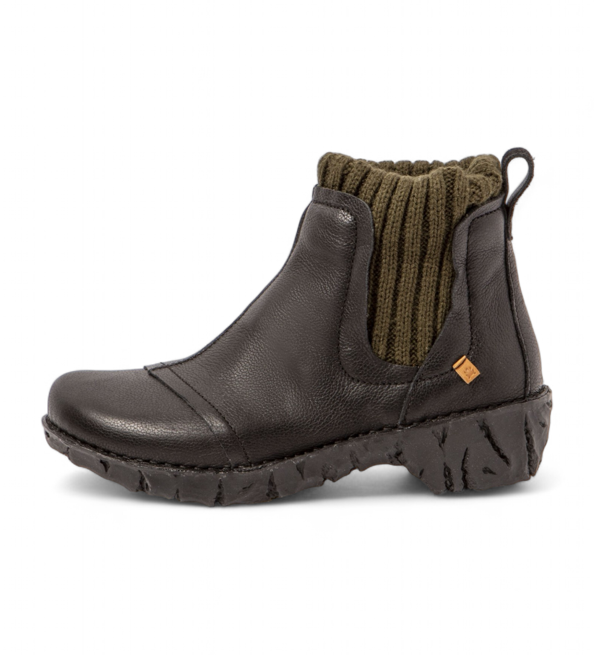 El Naturalista Ne23 Yggdrasil bottes en cuir noir