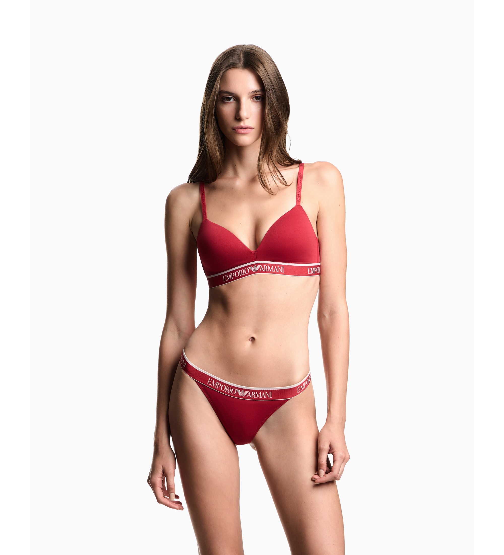 Emporio Armani Set di 2 infradito rossi Iconic Logoband Emporio Armani Set di 2 infradito rossi Iconic Logoband