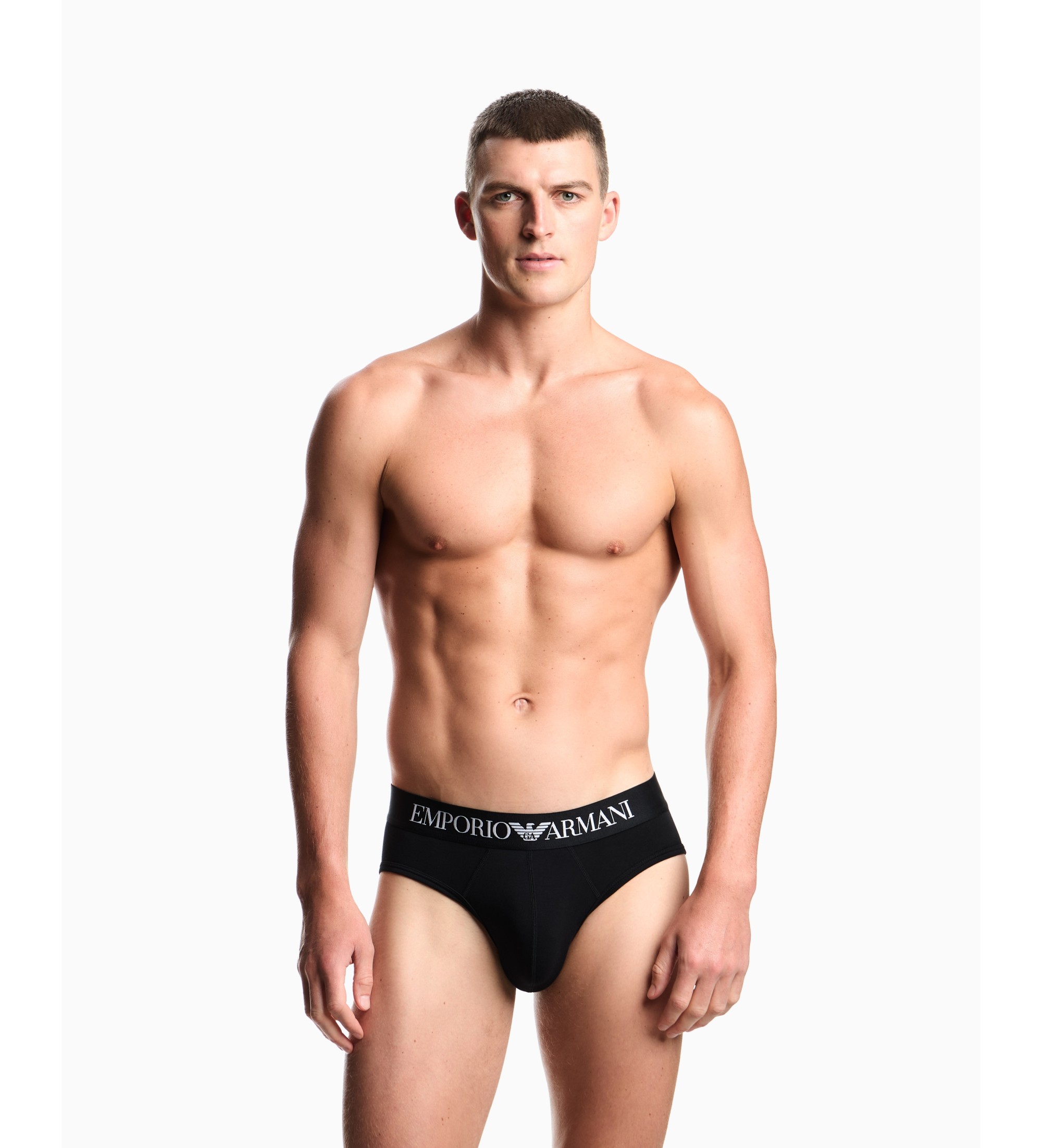 Emporio Armani Slip Coton noir Emporio Armani Slip Coton noir