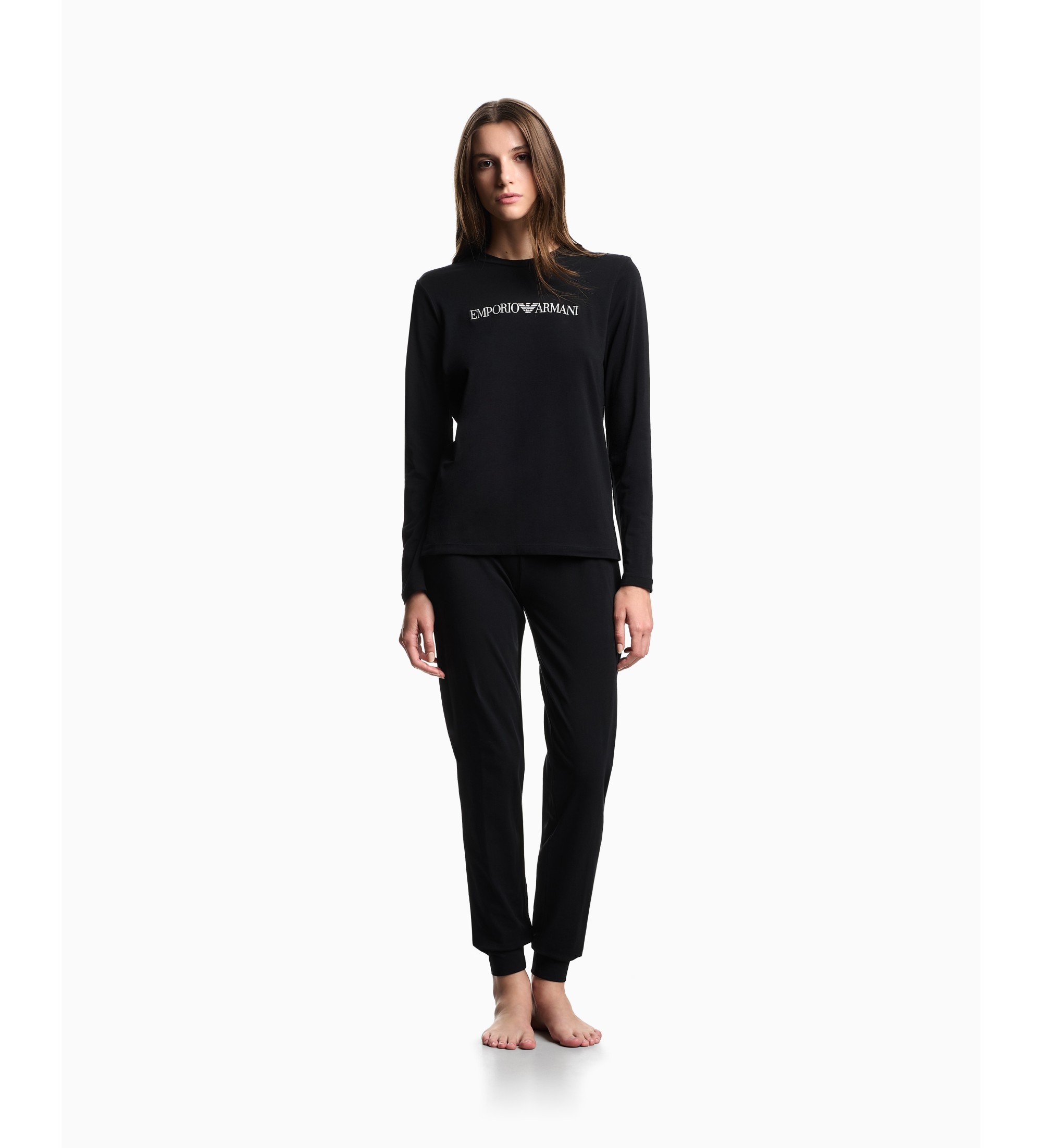 Emporio Armani Pigiama da notte nero Emporio Armani Pigiama da notte nero