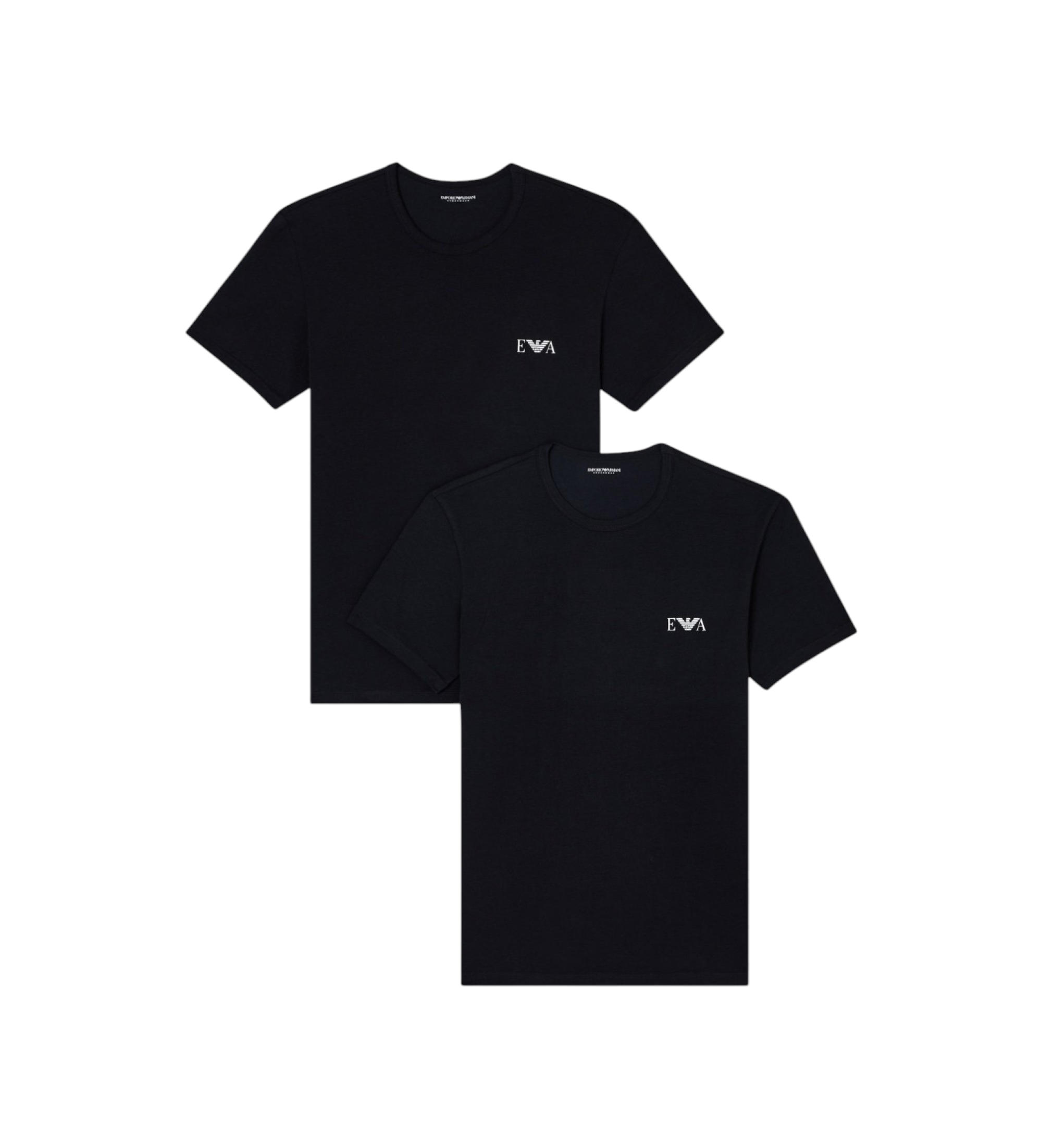 Emporio Armani Lot de 2 t-shirts Homie slim fit noir Emporio Armani Lot de 2 t-shirts Homie slim fit noir