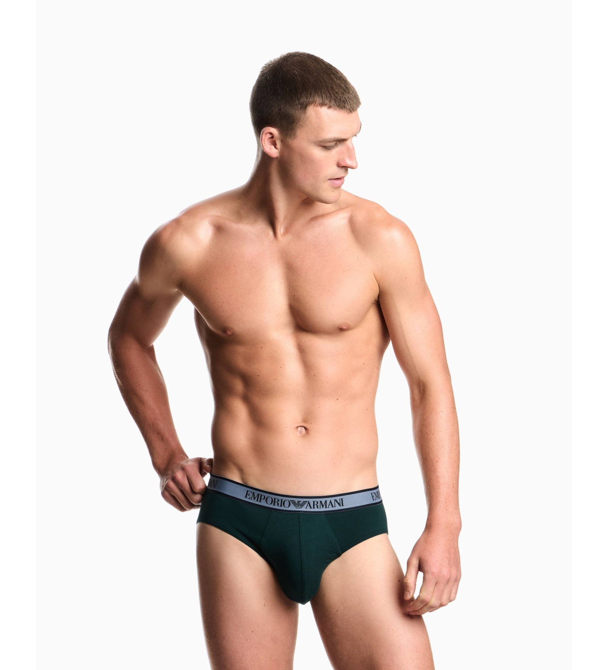 Emporio Armani Set 3 Slip Banda Core Green, Blue, Navy Emporio Armani Set 3 Slip Banda Core Green, Blue, Navy
