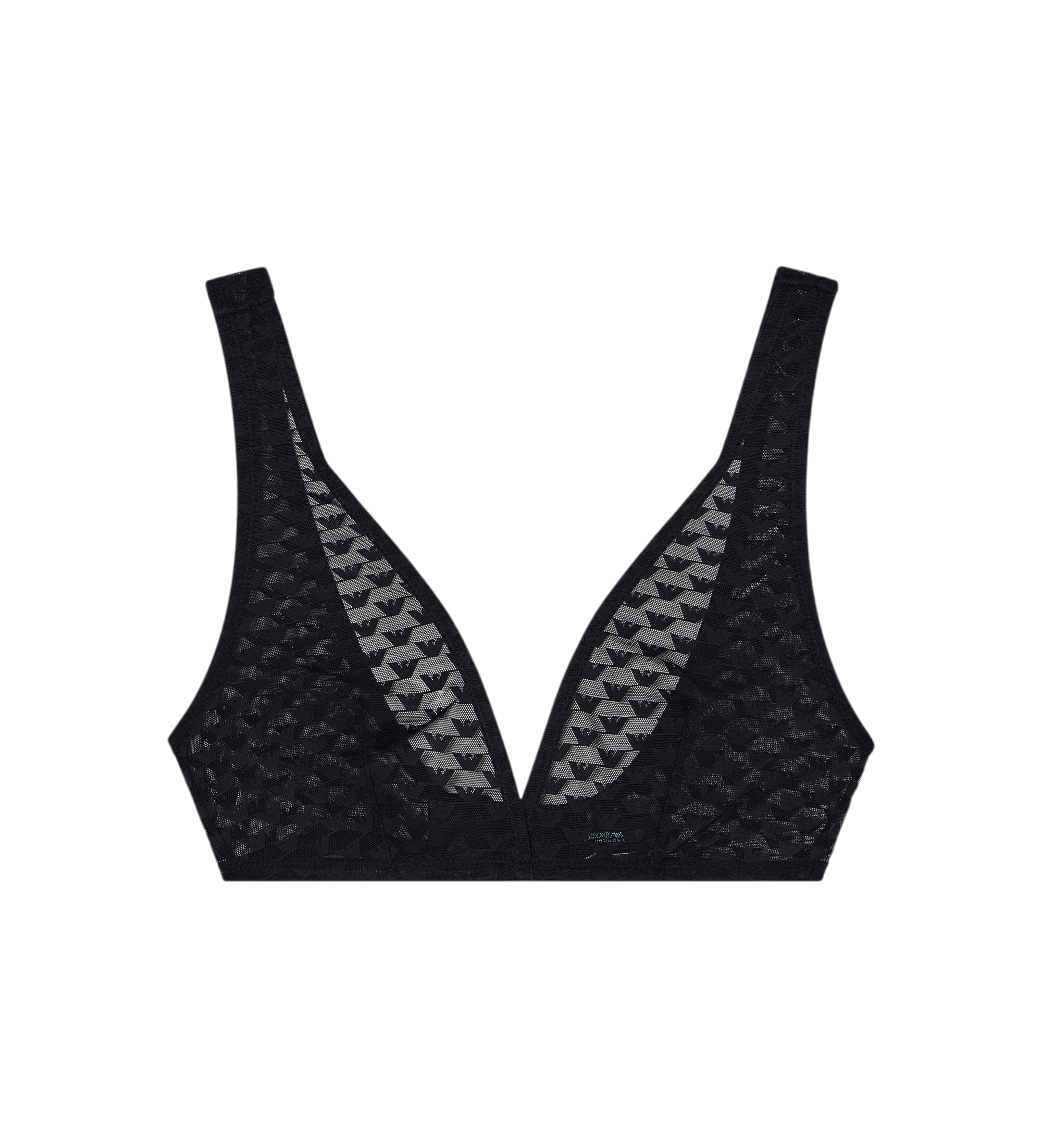 Emporio Armani Ovadderad Bralette BH svart Emporio Armani Ovadderad Bralette BH svart