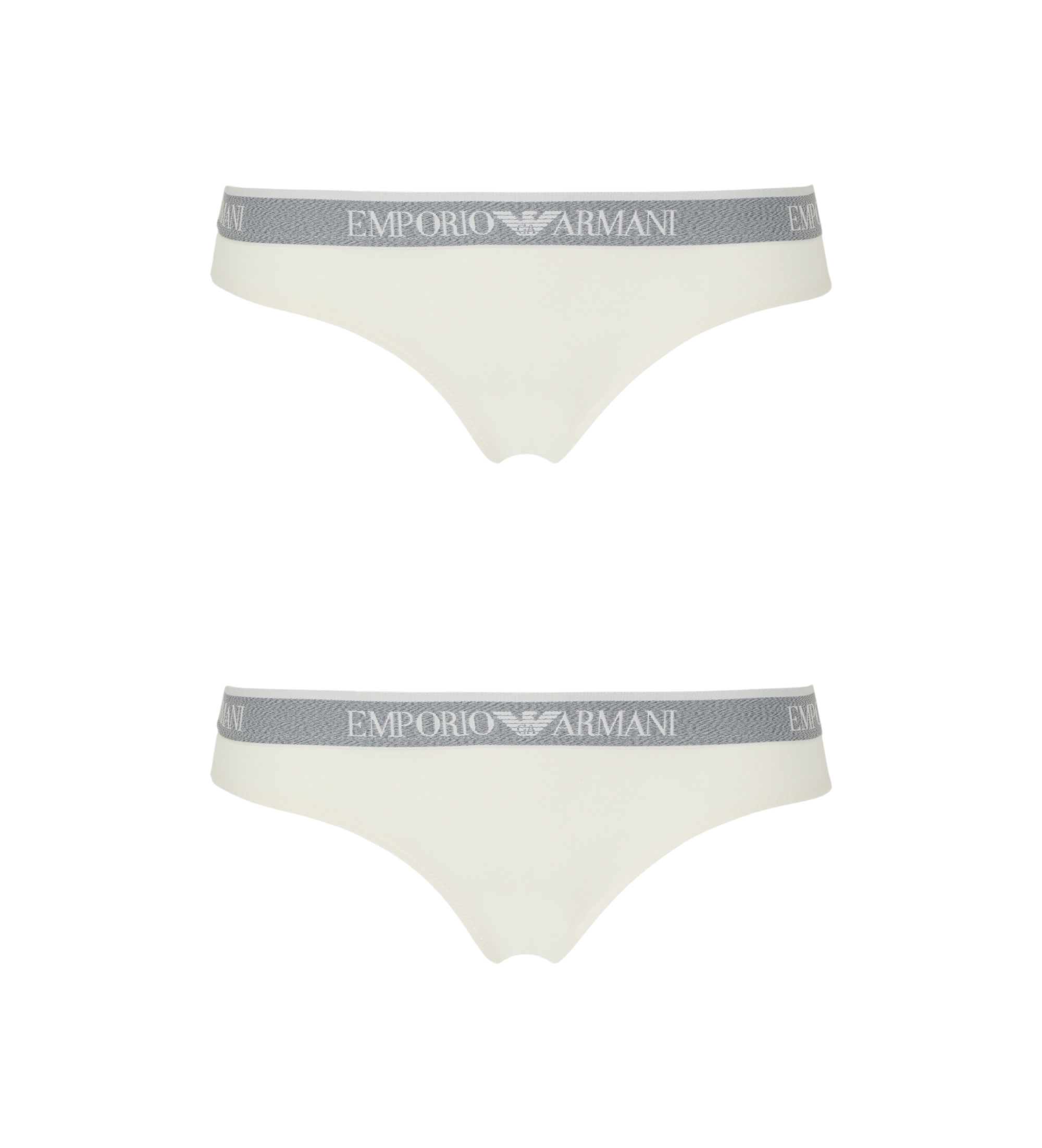 Emporio Armani Set di 2 mutandine beige trasparenti Emporio Armani Set di 2 mutandine beige trasparenti
