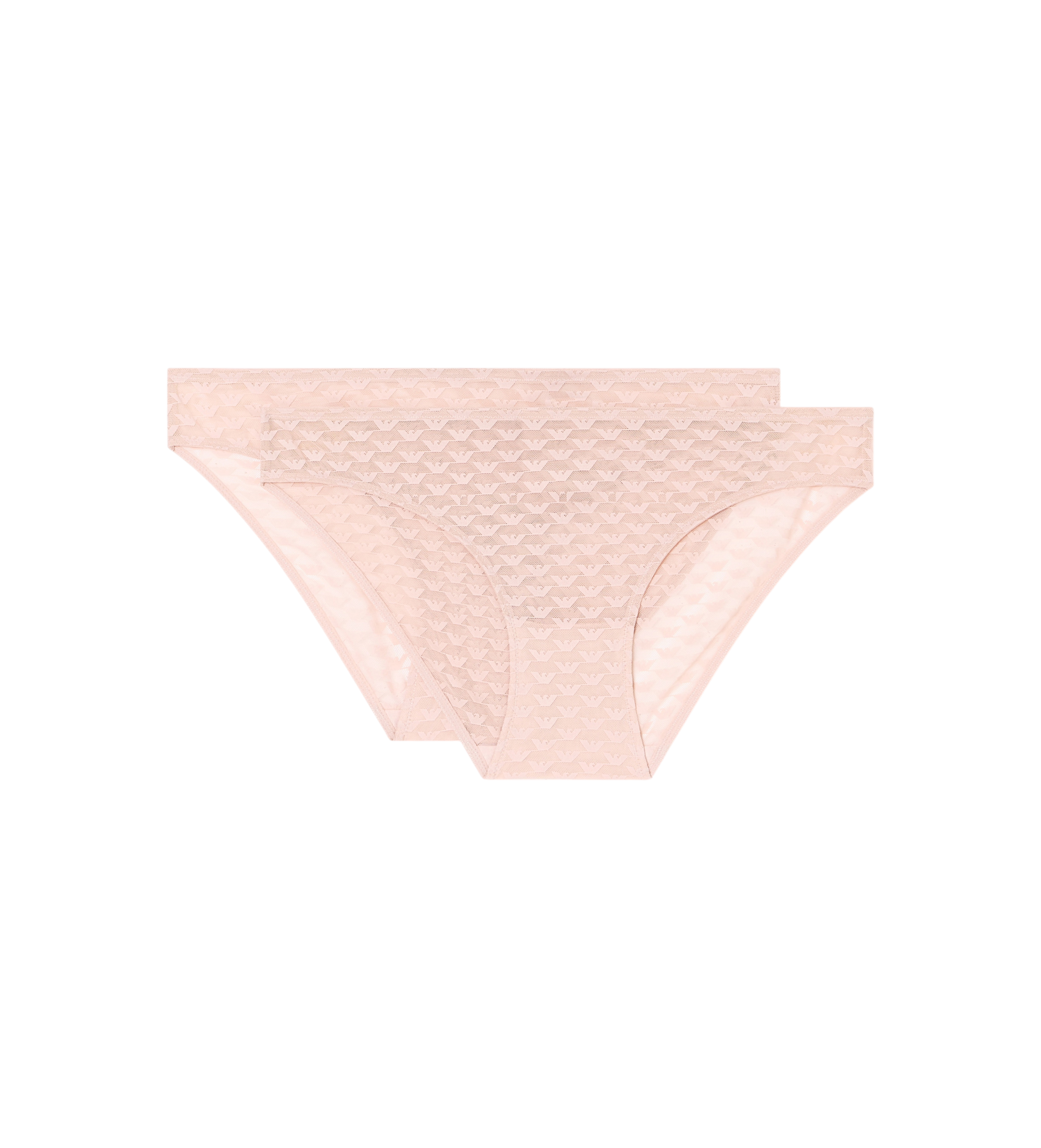 Emporio Armani Set di 2 mutandine rosa All Over Eagle Mesh Emporio Armani Set di 2 mutandine rosa All Over Eagle Mesh