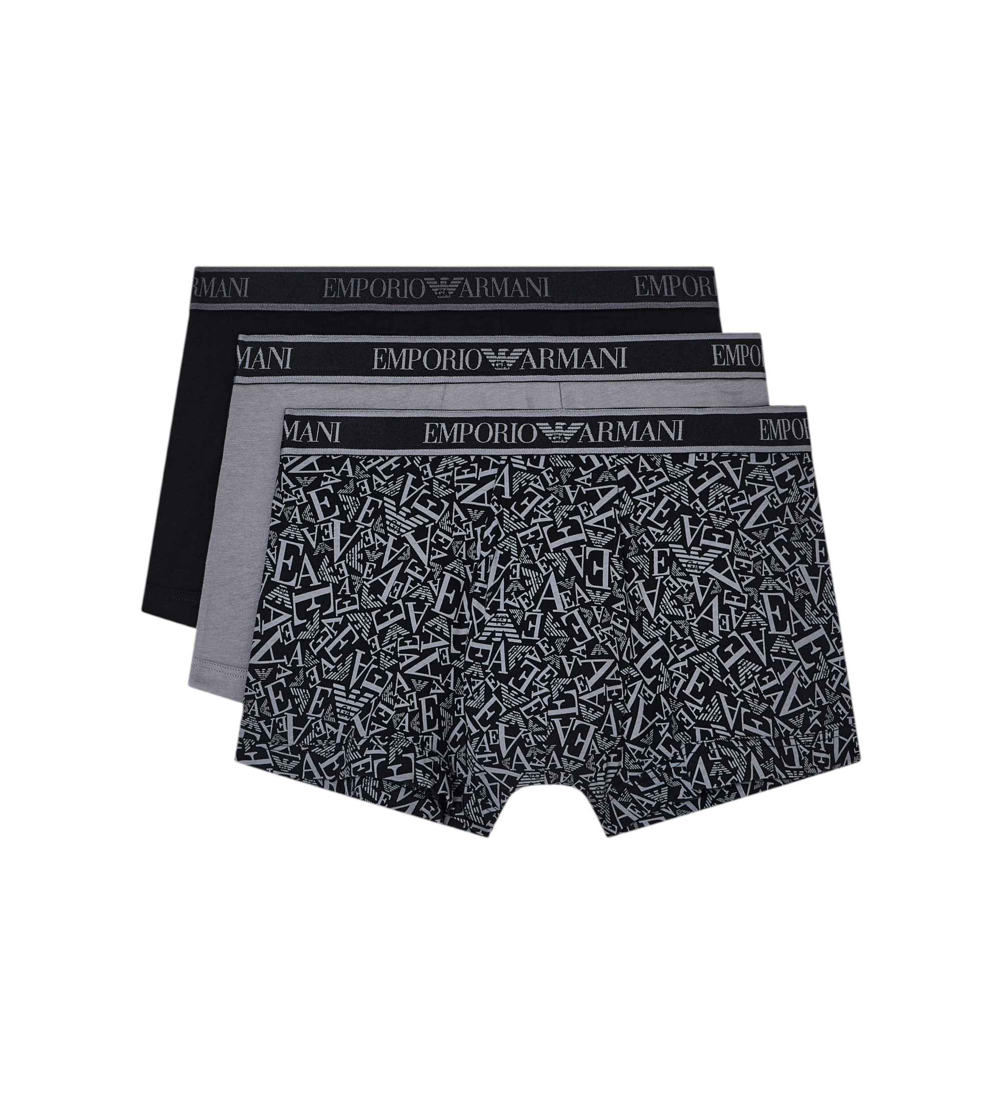 Emporio Armani Lot de 3 boxers Core Logoband noirs Emporio Armani Lot de 3 boxers Core Logoband noirs