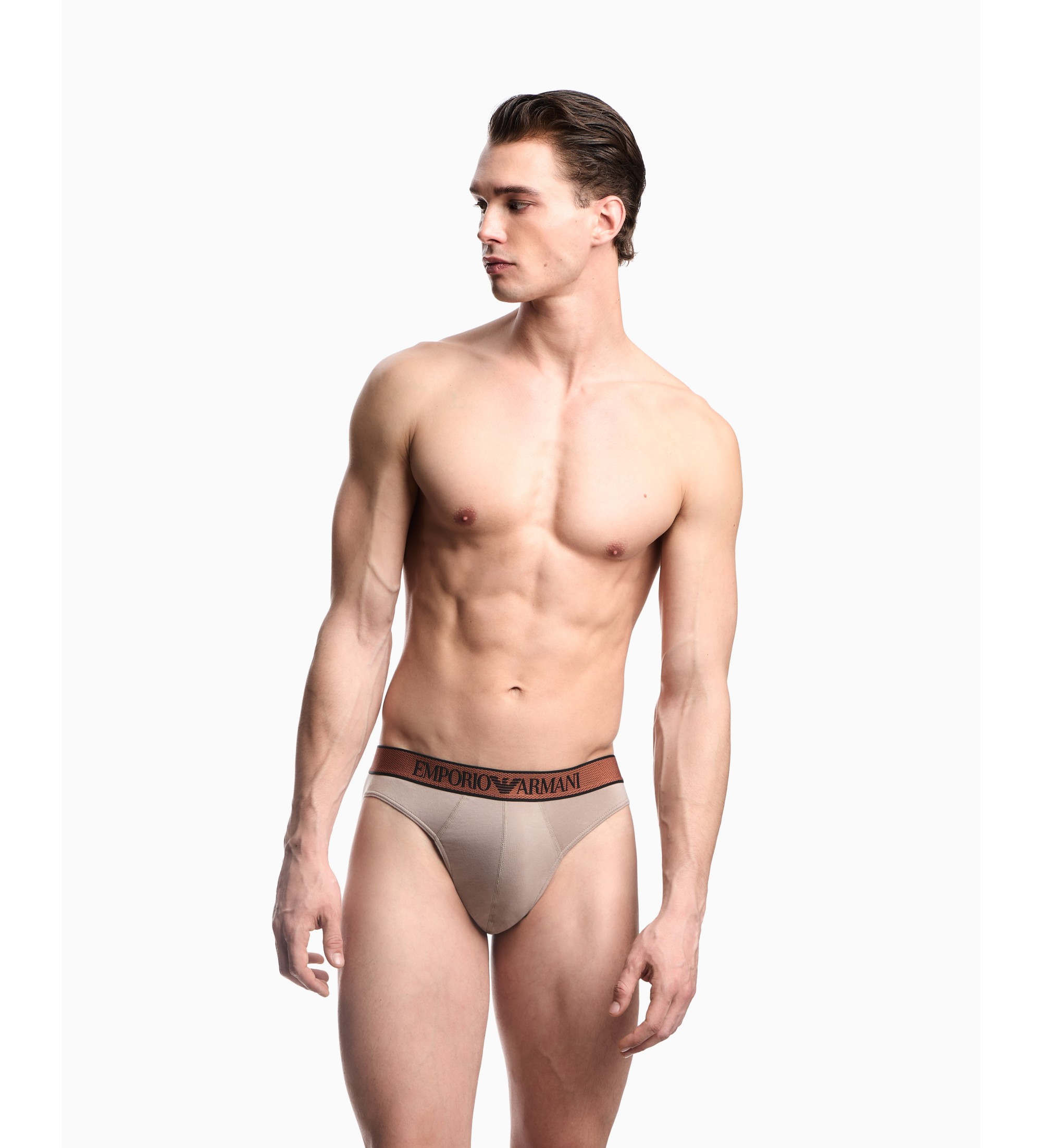 Emporio Armani Slip Asv marron Emporio Armani Slip Asv marron