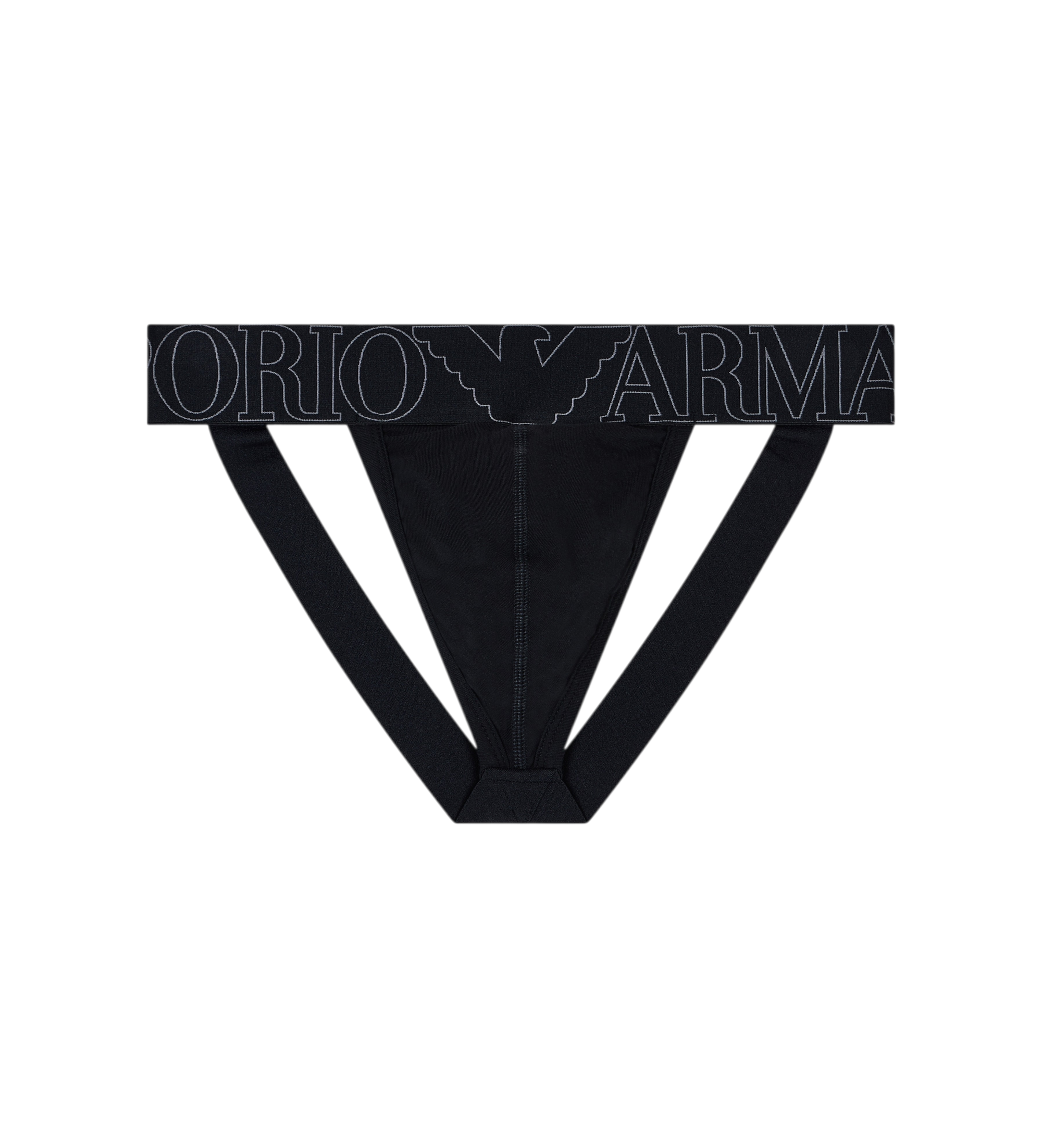 Emporio Armani Jockstrap Magalogo noir Emporio Armani Jockstrap Magalogo noir
