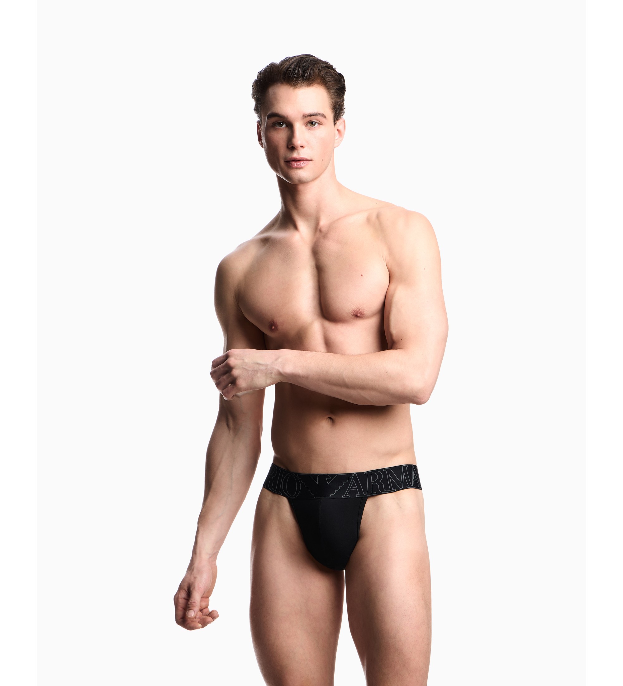 Emporio Armani Jockstrap Magalogo noir Emporio Armani Jockstrap Magalogo noir