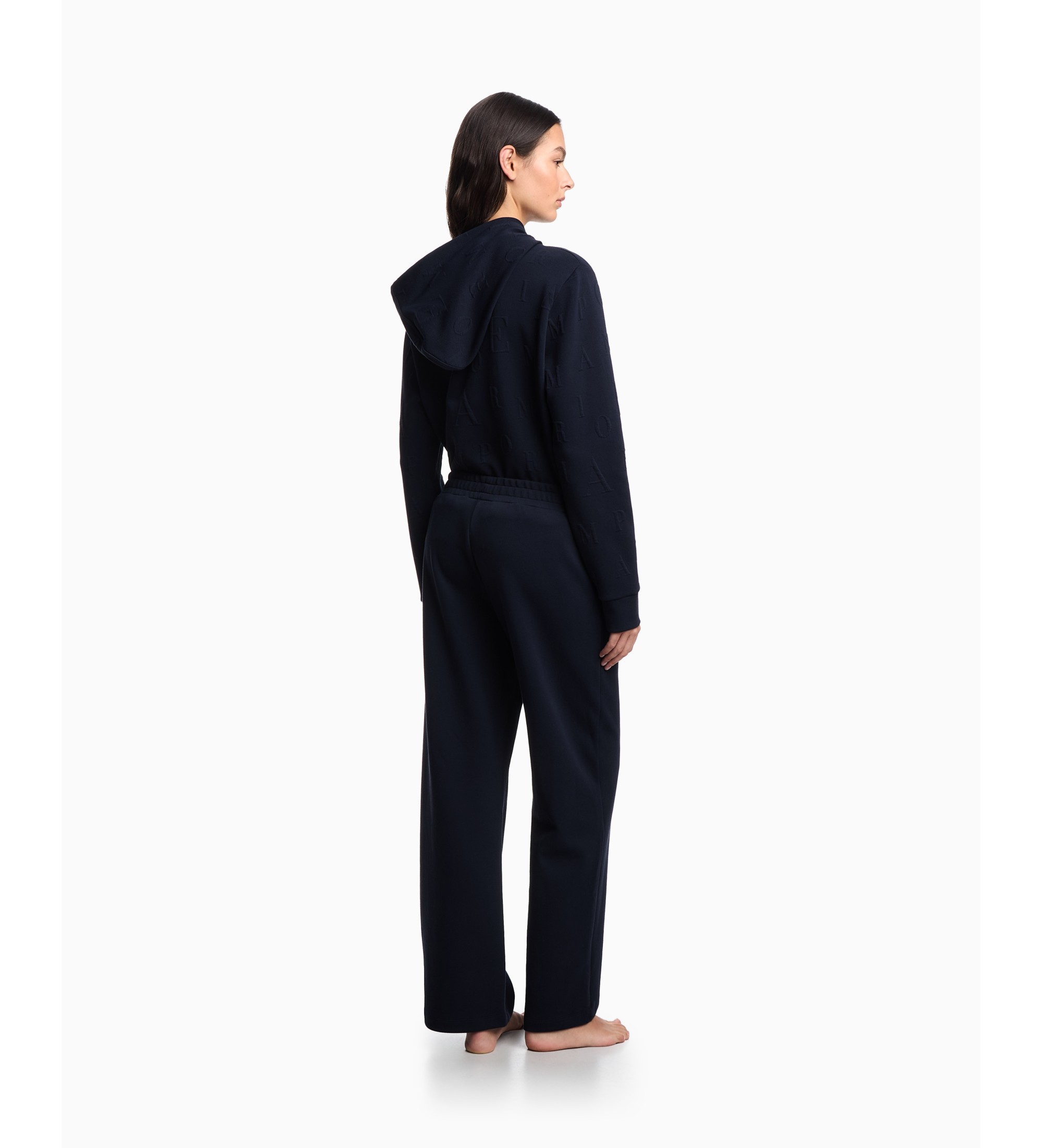 Emporio Armani Calças Loungewear 3D azul-marinho Emporio Armani Calças Loungewear 3D azul-marinho