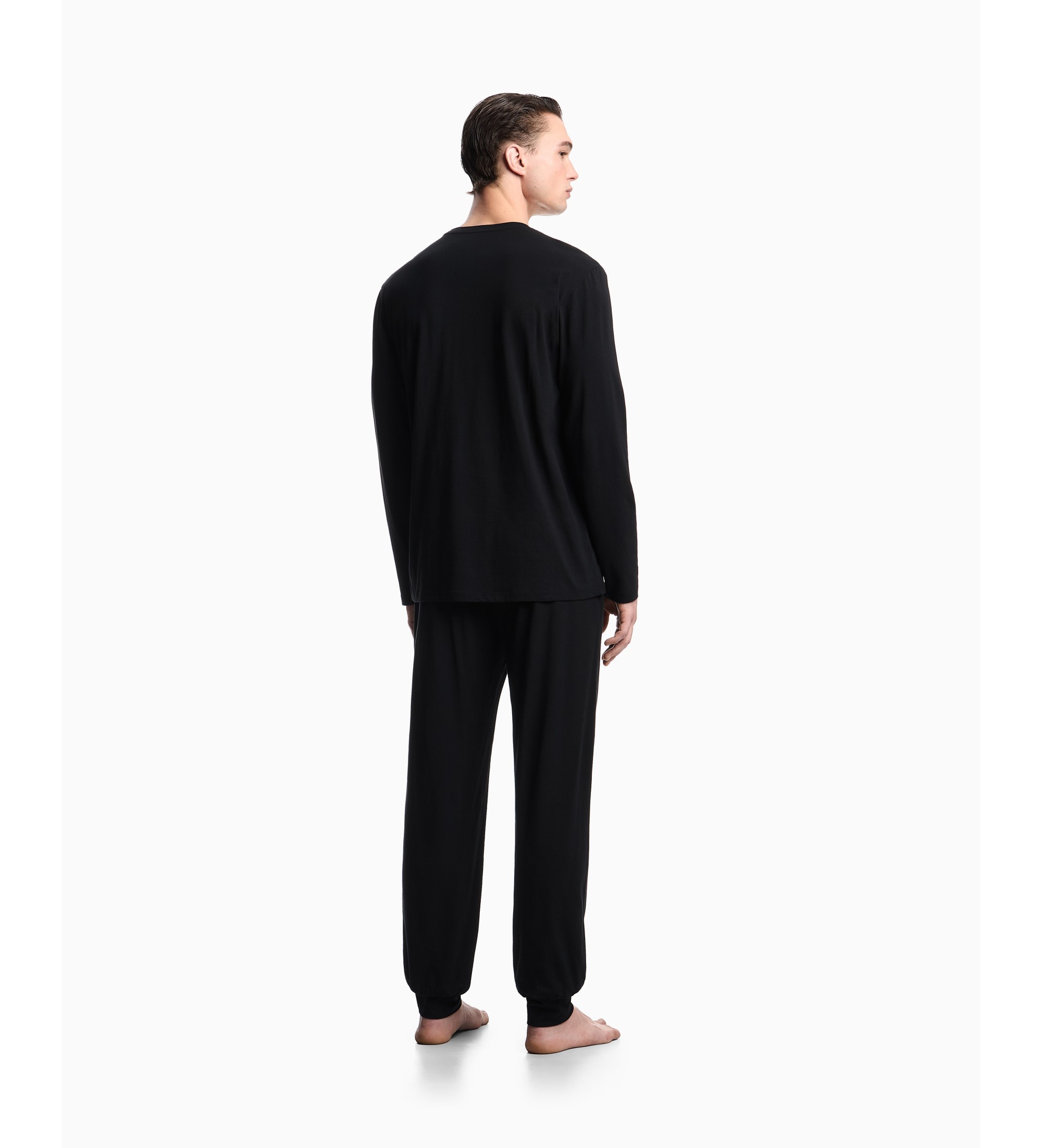 Emporio Armani Pijama Megalogo preto Emporio Armani Pijama Megalogo preto