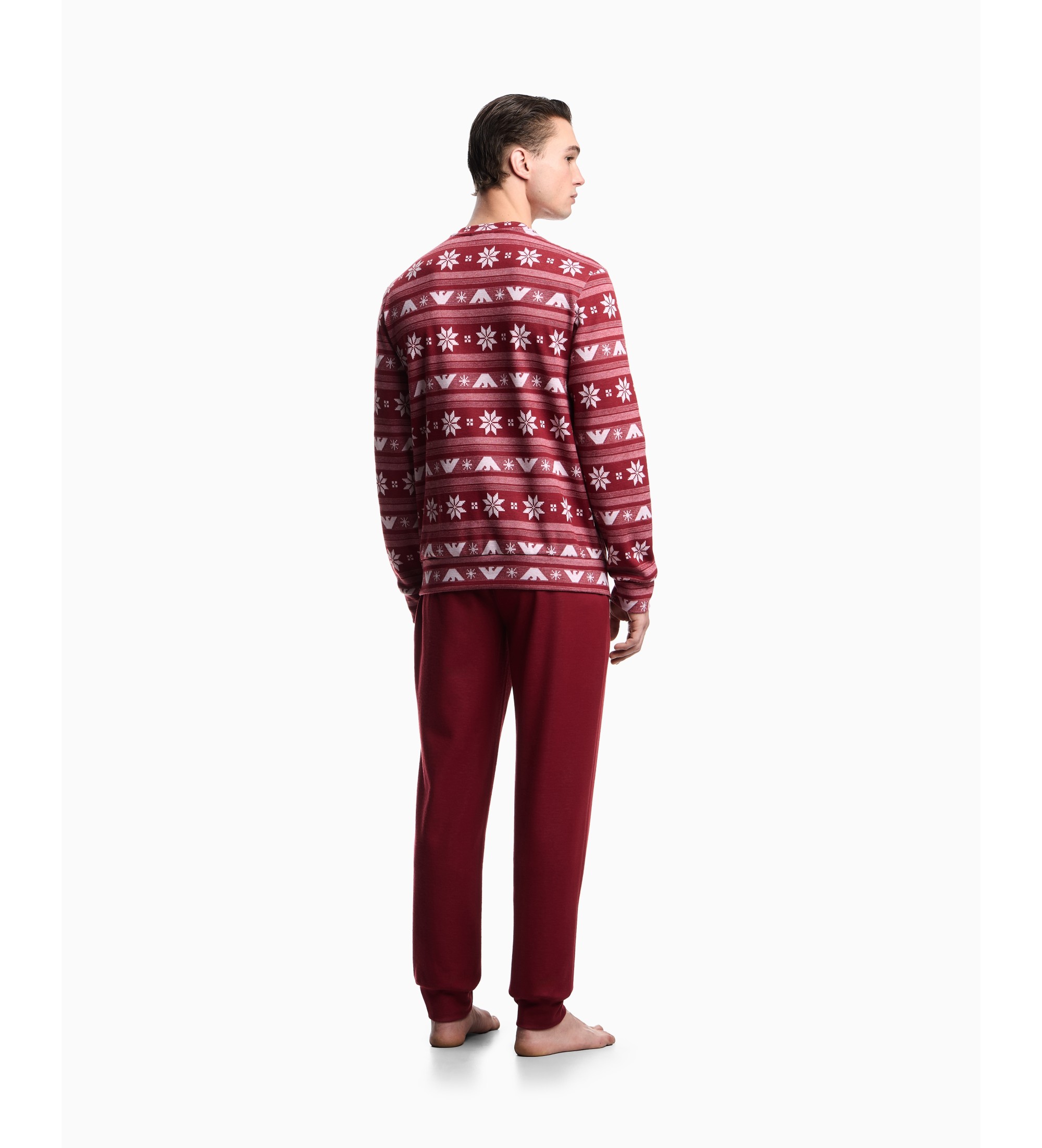 Emporio Armani Pijama de férias vermelho Emporio Armani Pijama de férias vermelho