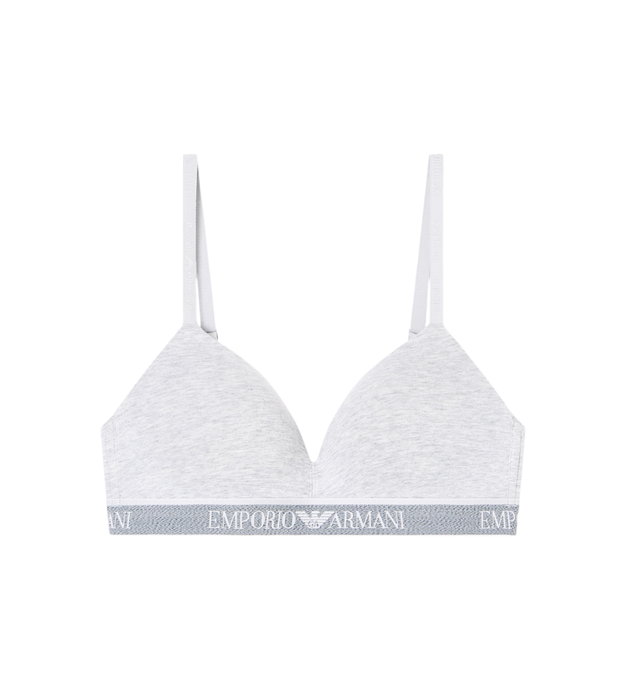 Emporio Armani Reggiseno a triangolo imbottito grigio Emporio Armani Reggiseno a triangolo imbottito grigio