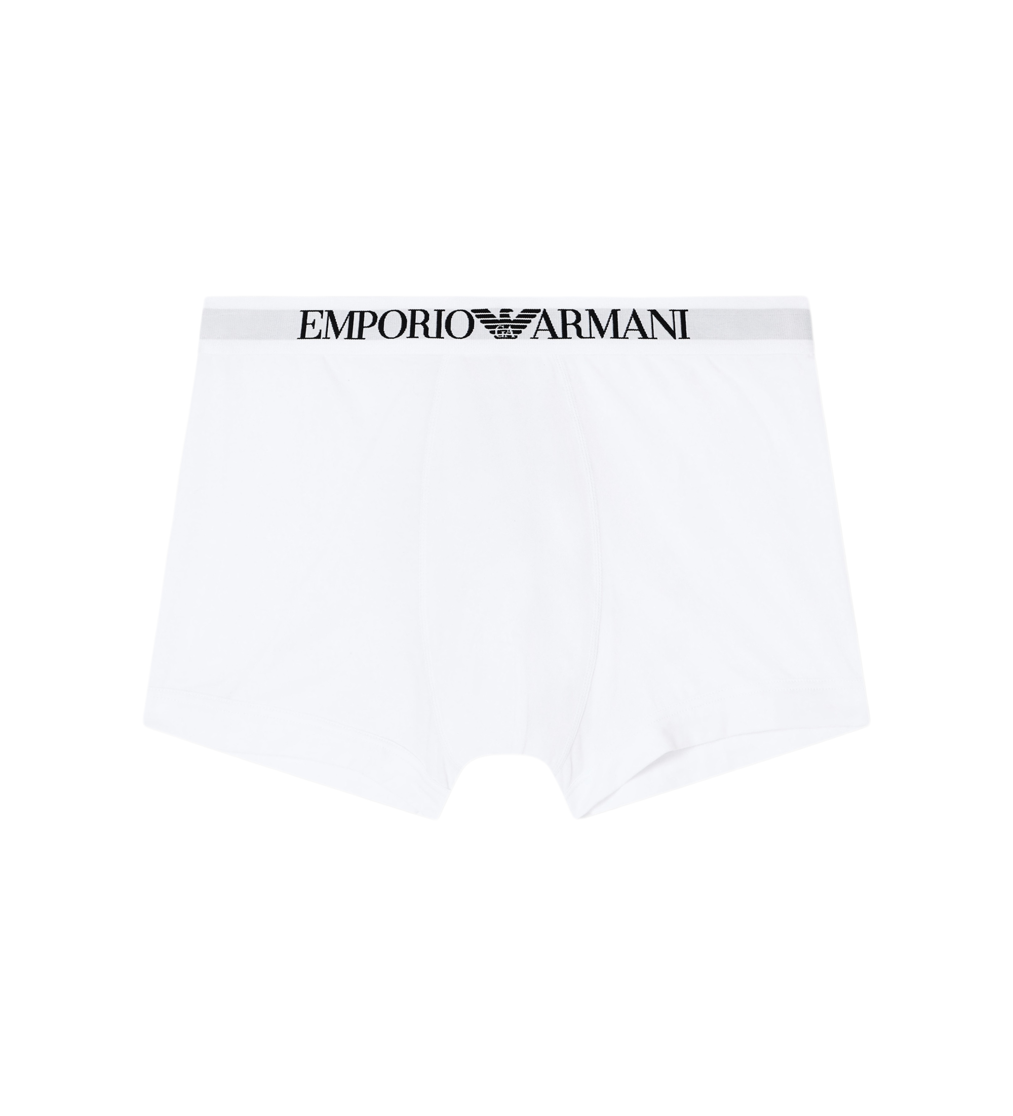 Emporio Armani Boxer blanc en maille extensible Emporio Armani Boxer blanc en maille extensible