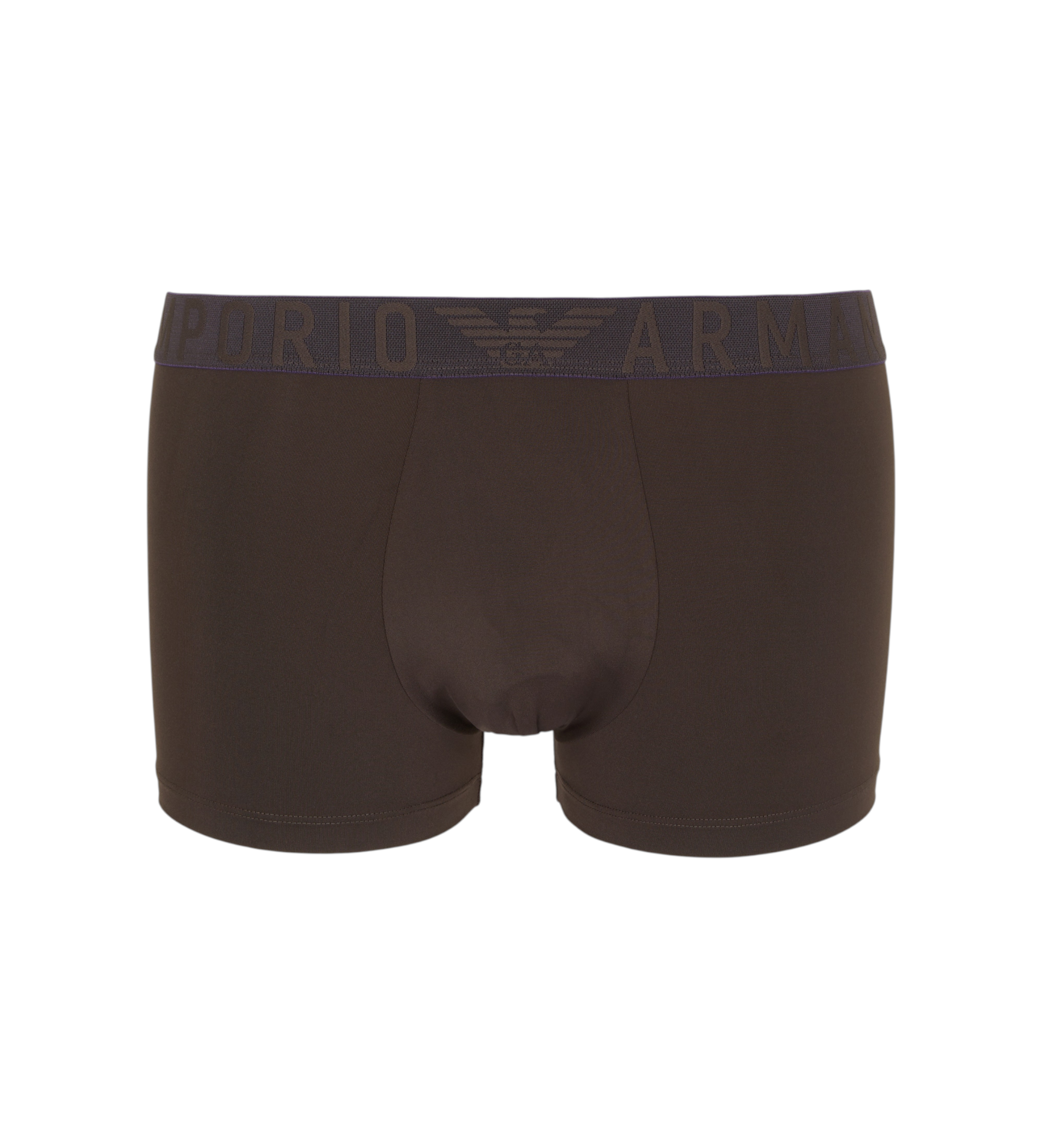 Emporio Armani Boxer essentiel en microfibre marron Emporio Armani Boxer essentiel en microfibre marron