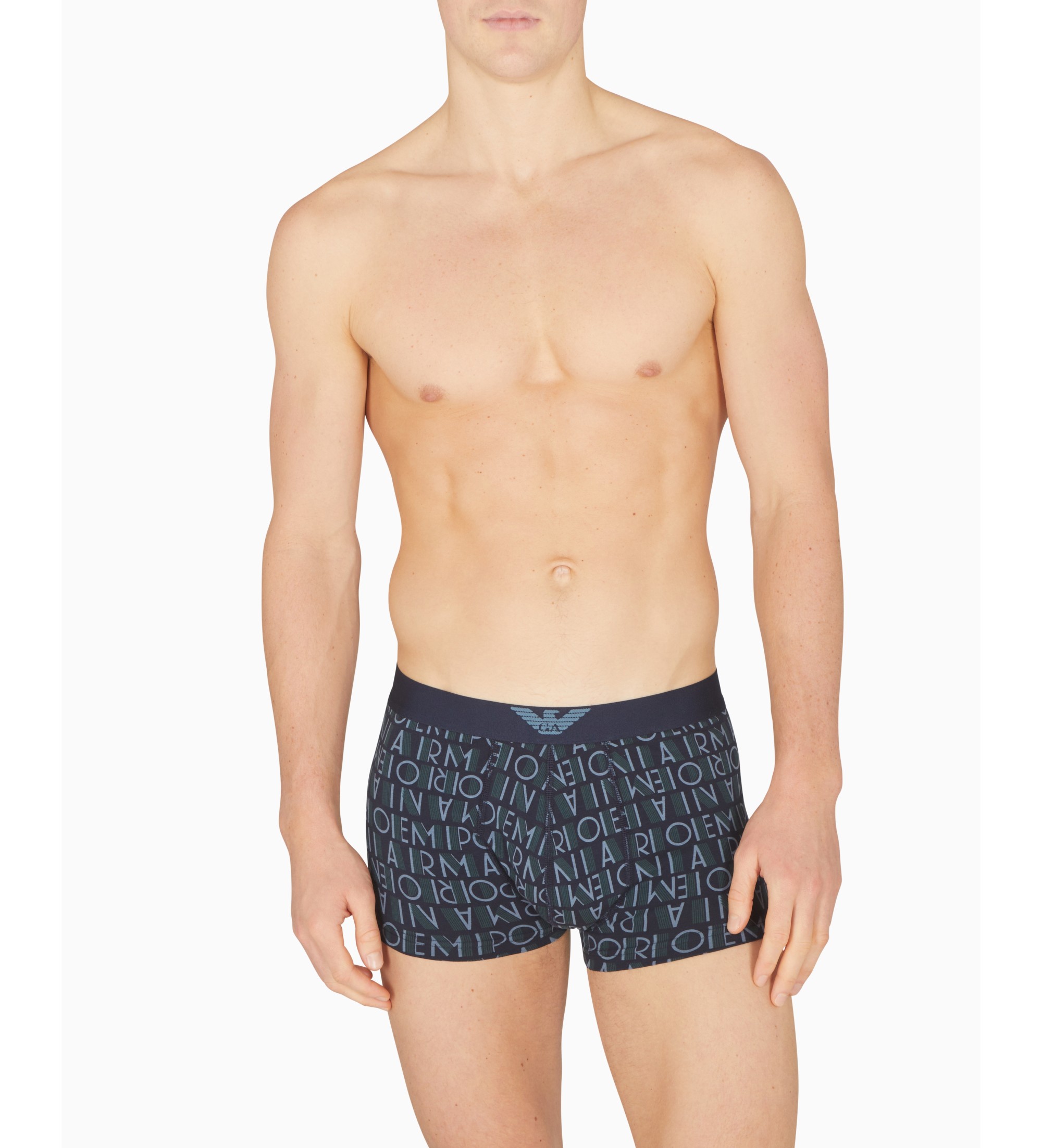 Emporio Armani Boksarske hlače All Over Logo Emporio Armani Boksarske hlače All Over Logo