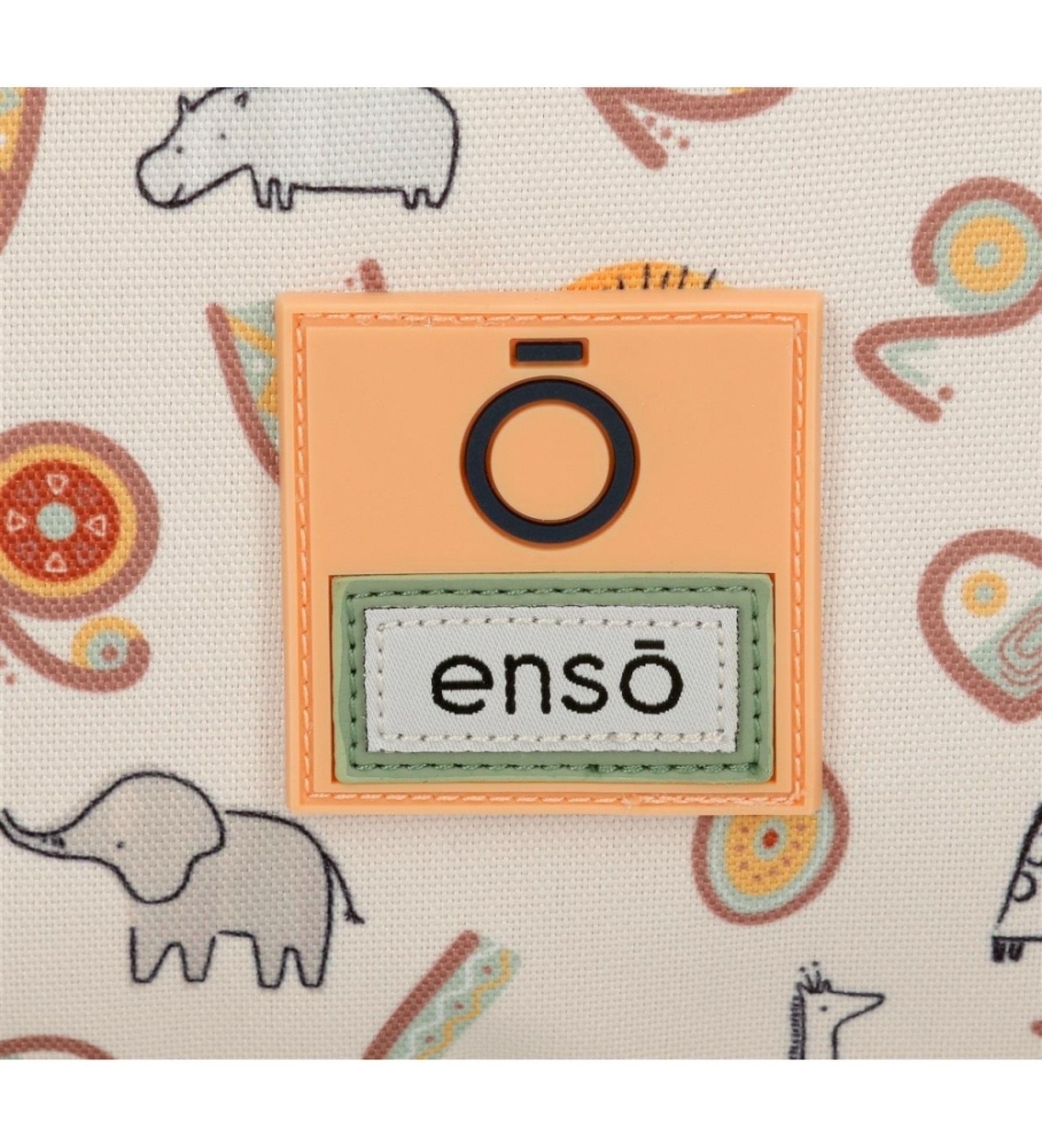 Enso Play Kinderrucksack - Safari Design, ABS Material, Mit Rollen Und Schultergurt, 38 Liter Fassungsvermögen