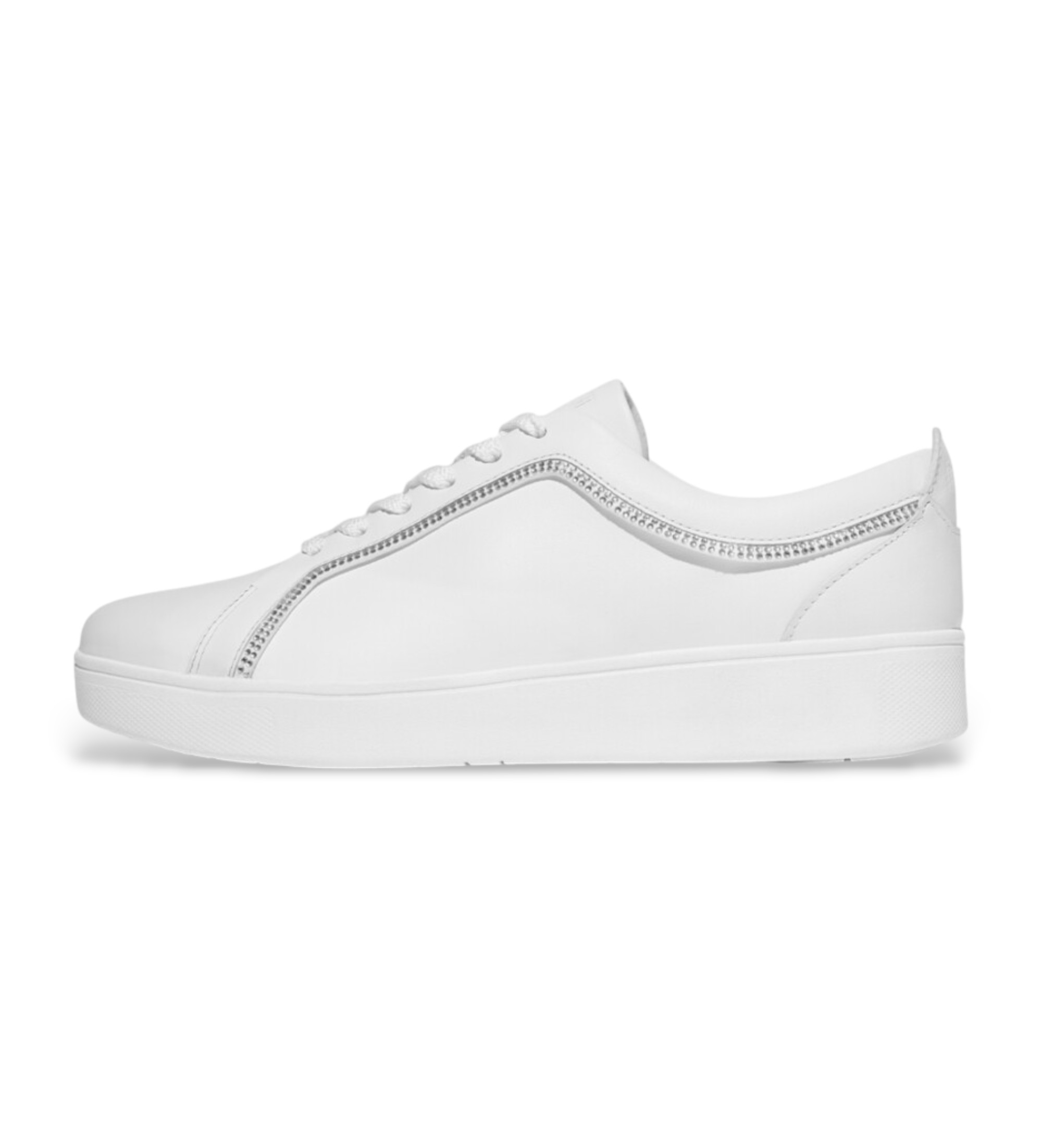 Fitflop Sapatos Rally Crystal-Trim branco Fitflop Sapatos Rally Crystal-Trim branco