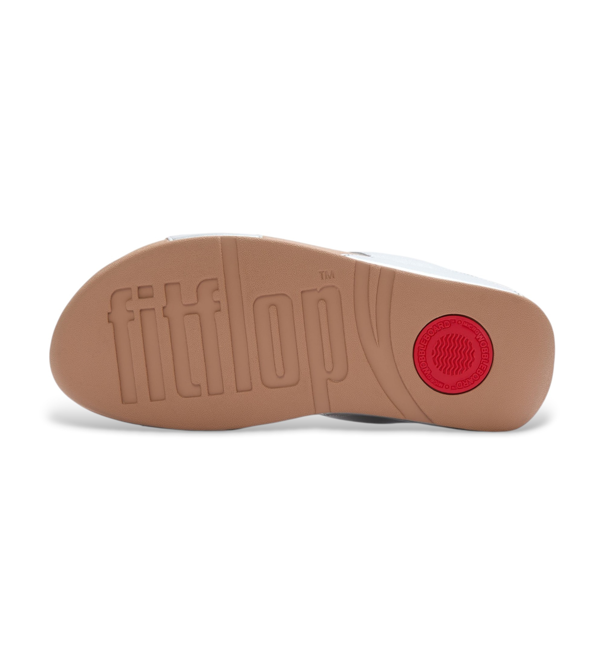 Fitflop Srebrne sandały Lulu Crystal Embellished Slides