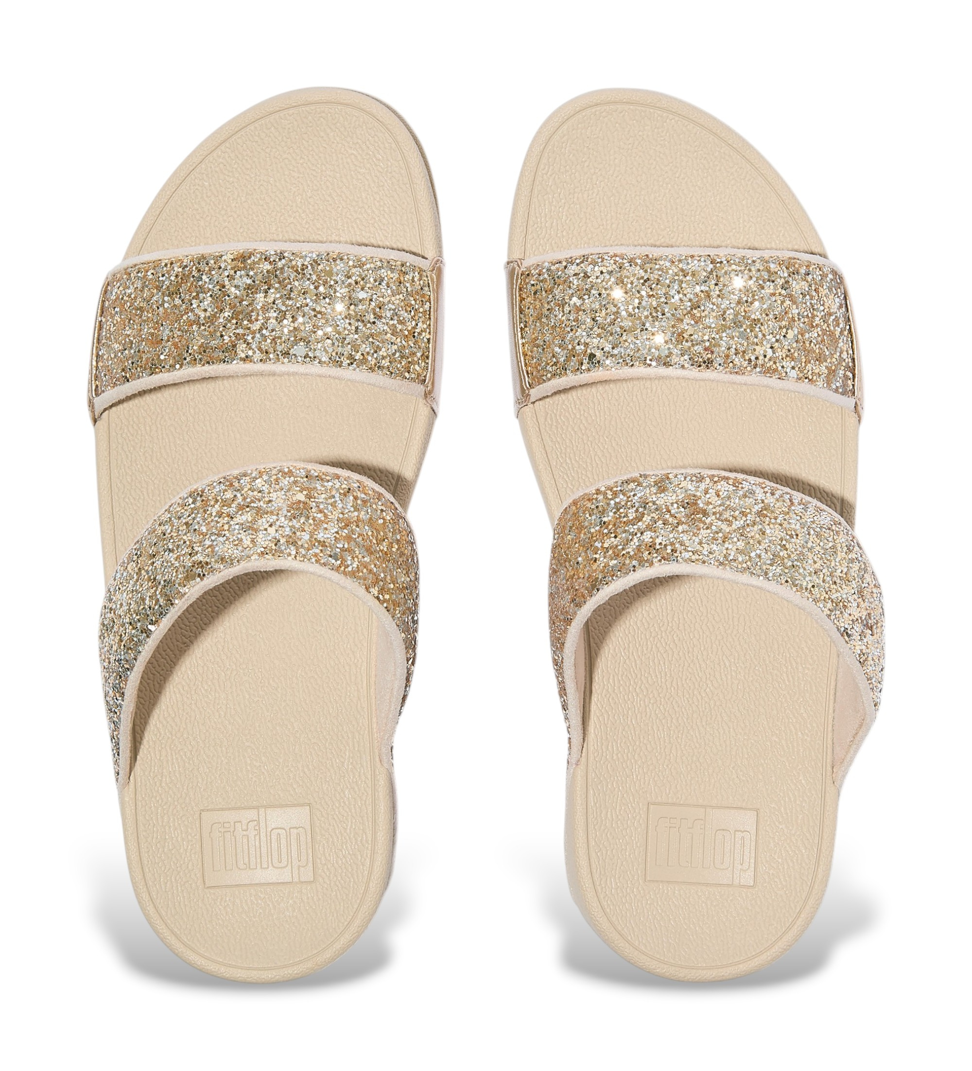 Fitflop Sandales Lulu à paillettes multi-tons en or