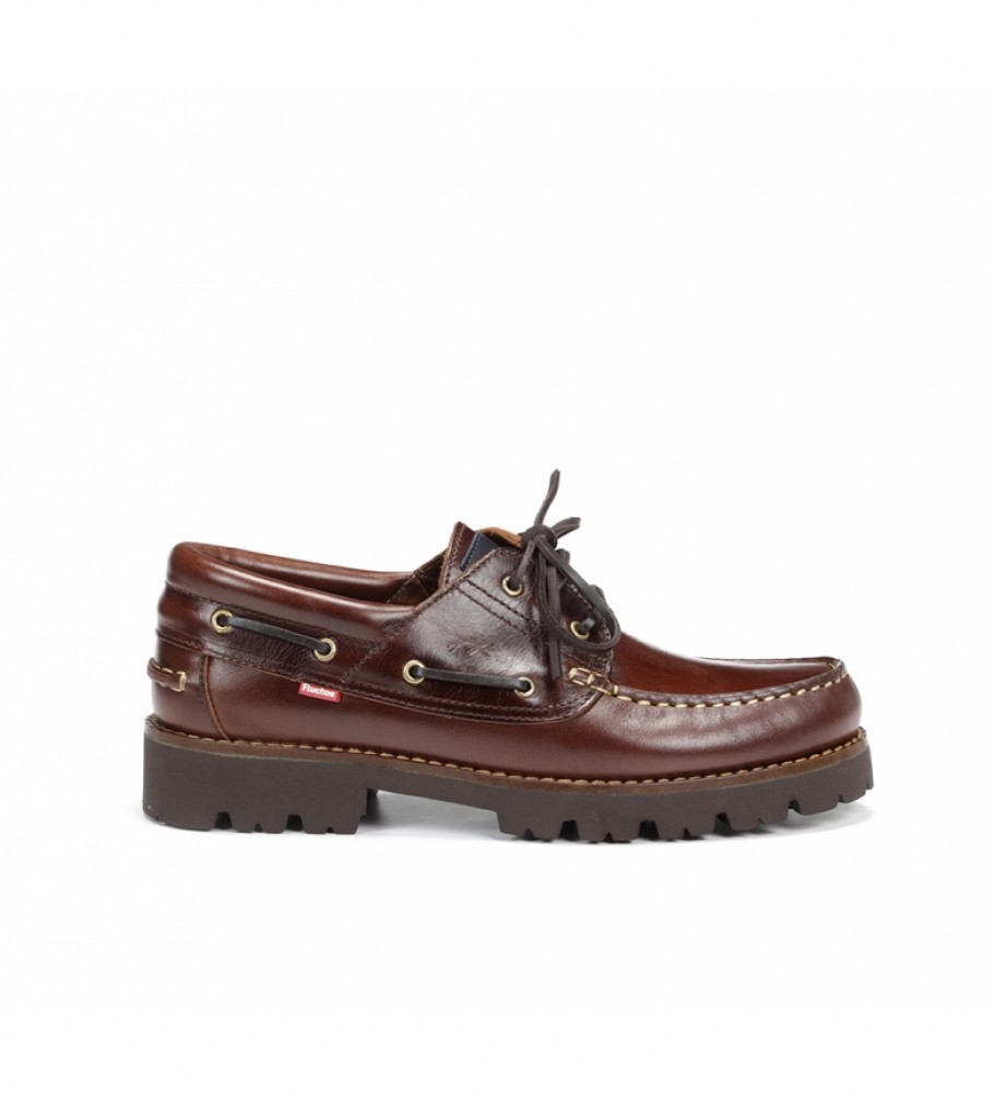 Fluchos Zapatos de piel Richfield F0046 marrón