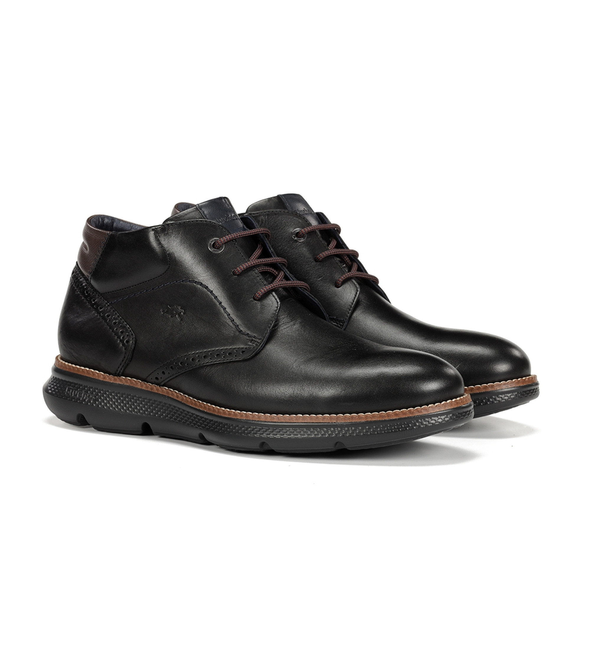 Fluchos Scarpe in pelle nera William F1353 Fluchos Scarpe in pelle nera William F1353