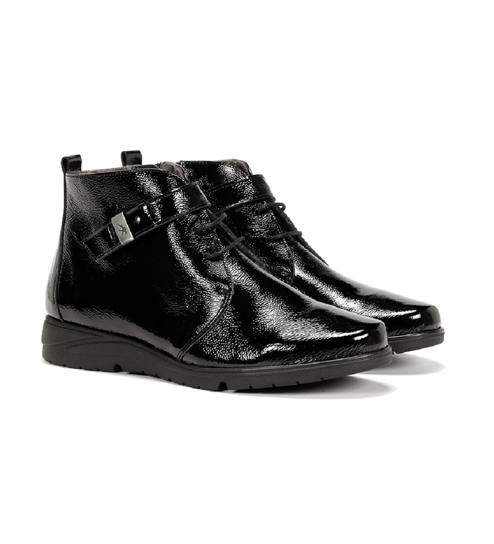 Fluchos Bottines en cuir F1562 noir Fluchos Bottines en cuir F1562 noir