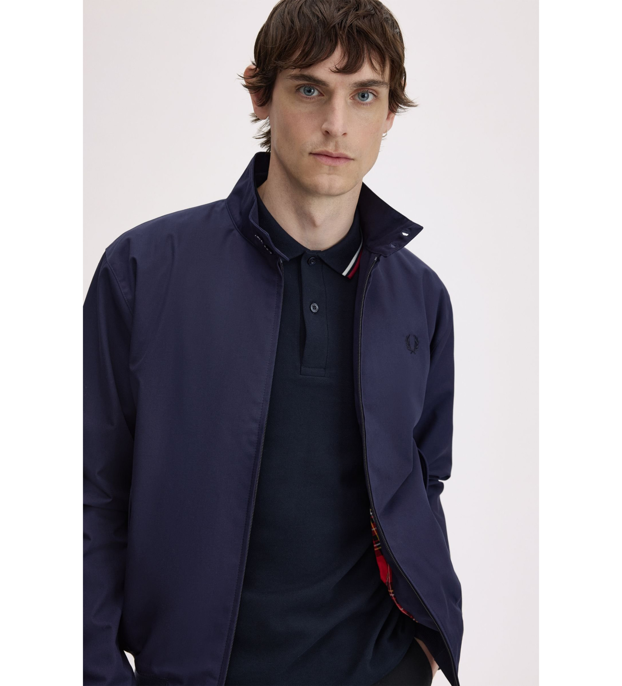 Fred Perry Casaco Harrington azul Fred Perry Casaco Harrington azul
