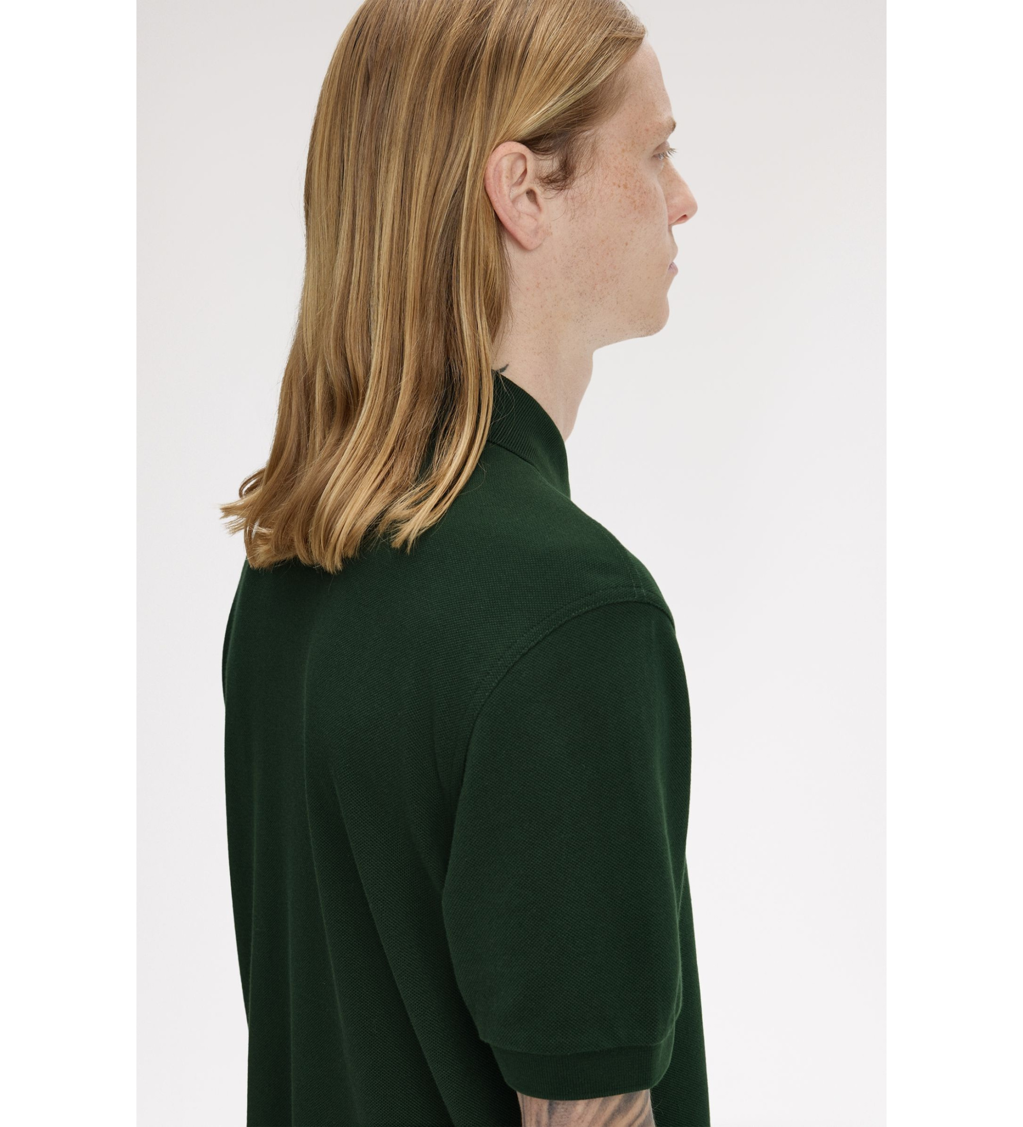 Fred Perry Polo verde semplice