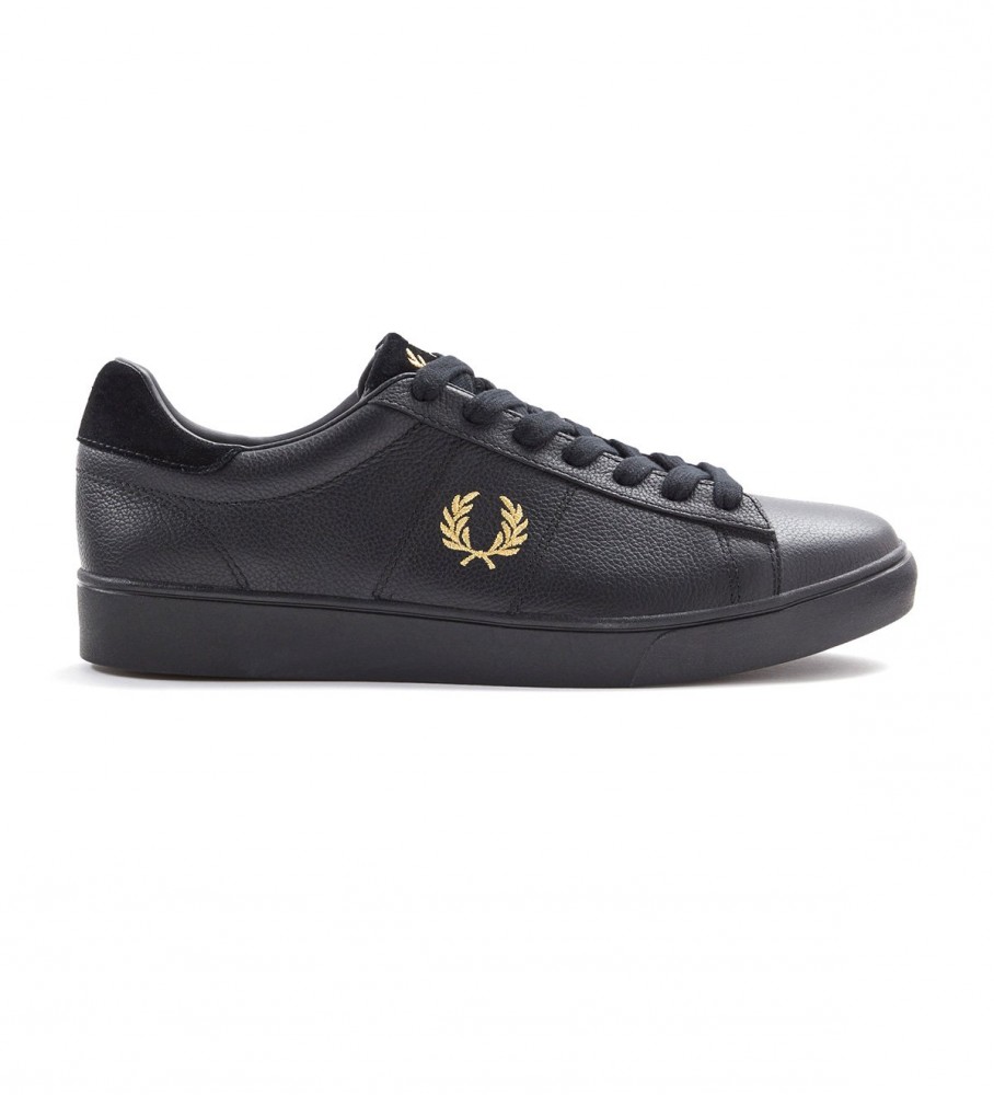 Fred Perry Sneakers Spencer in pelle nera