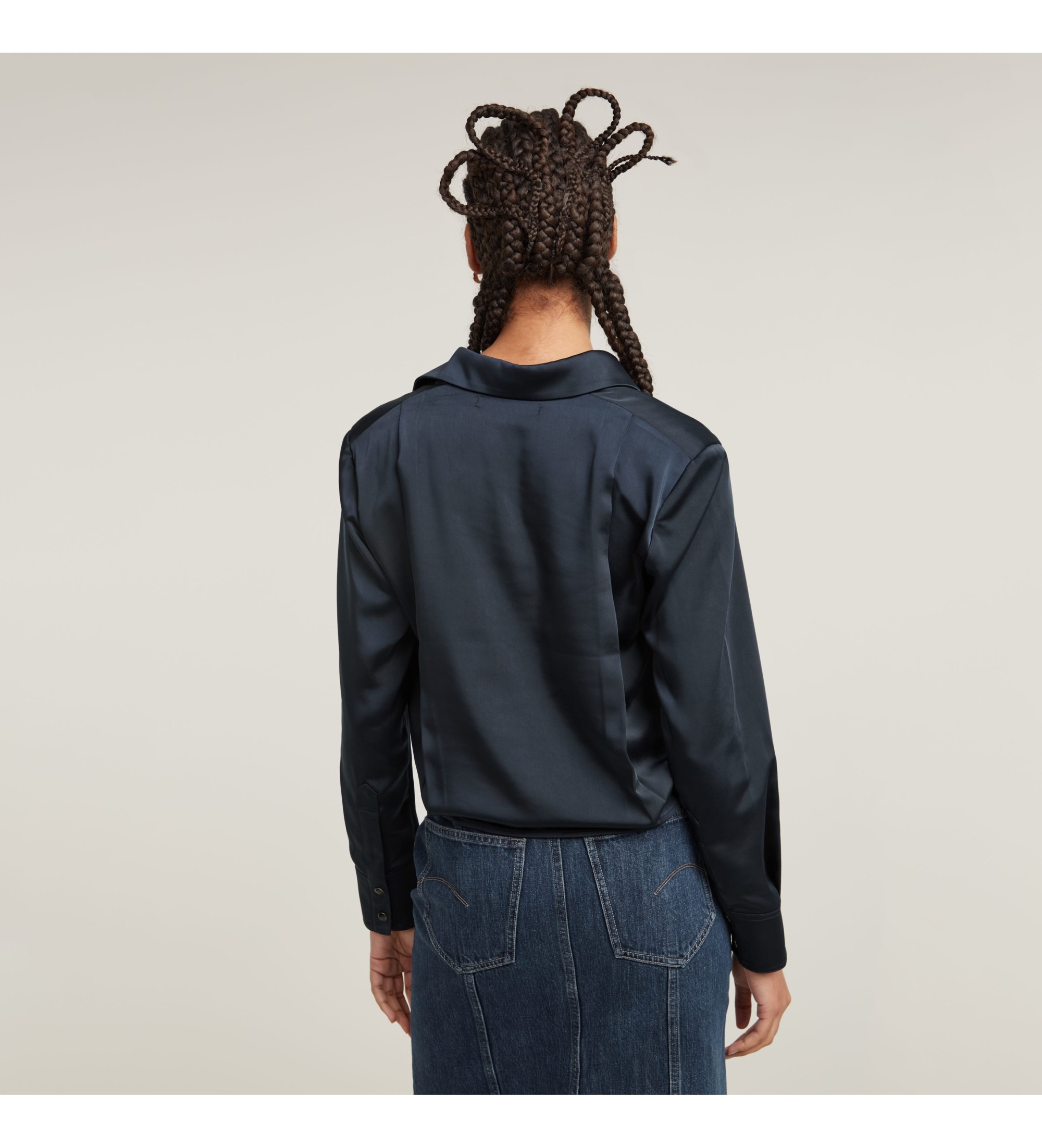 GStar Holiday Cropped Shirt navy Esdemarca Geschäft für Schuhe, Mode