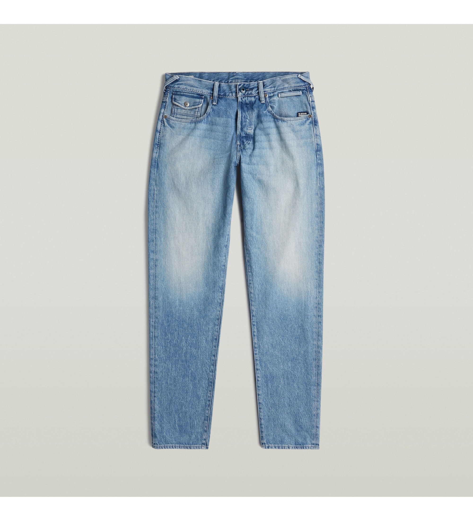 G-Star Morry Fwd Regular Tapered Jeans in Gray for Men