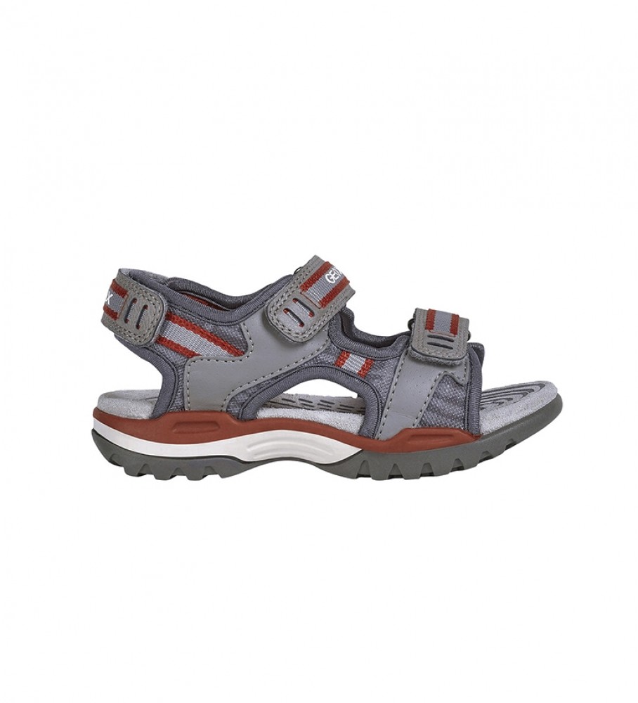 GEOX Sandaler grå - butik med fodtøj, mode og tilbehør - bedste i sko og designersko