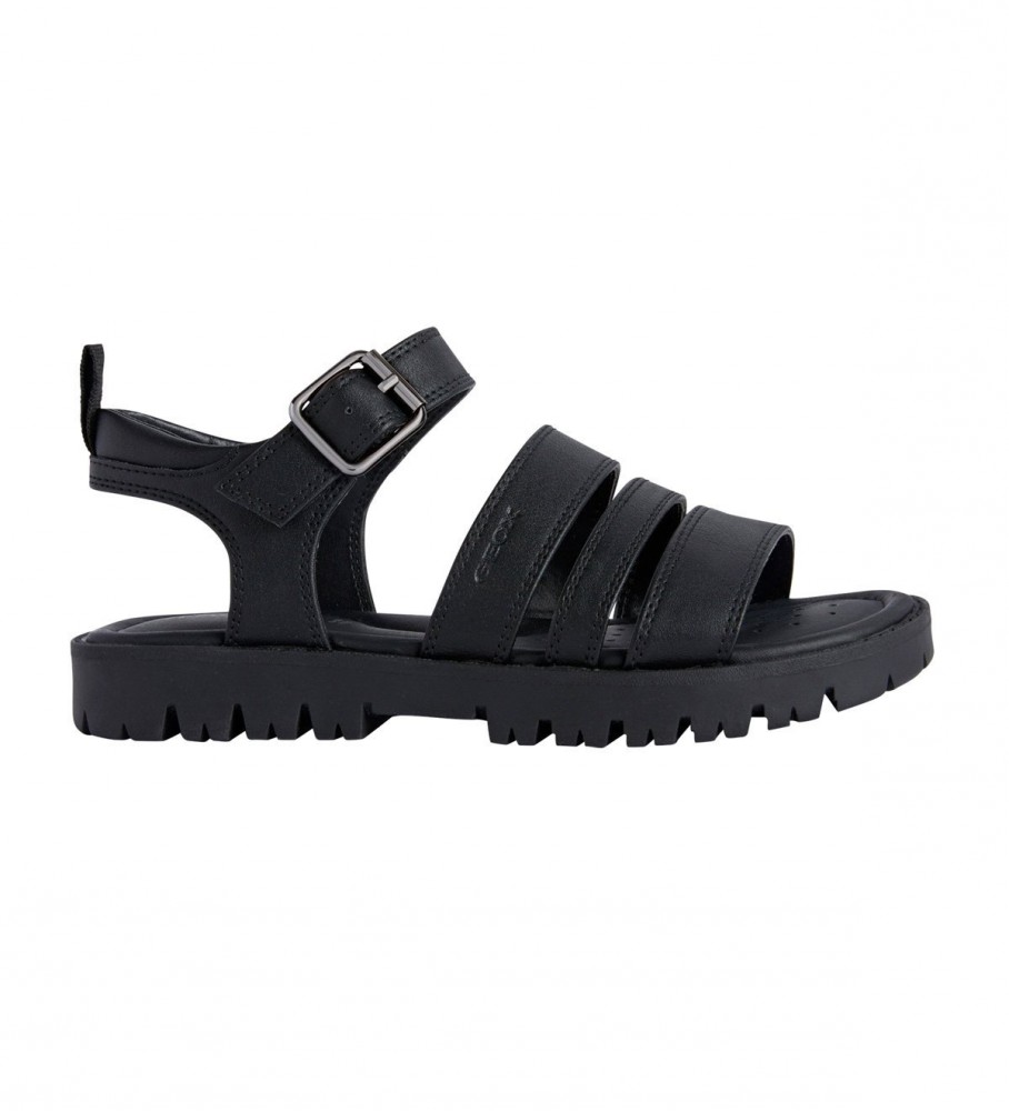 al menos Baño papel GEOX Sandalias de piel Starblush negro - Tienda Esdemarca calzado, moda y  complementos - zapatos de marca y zapatillas de marca