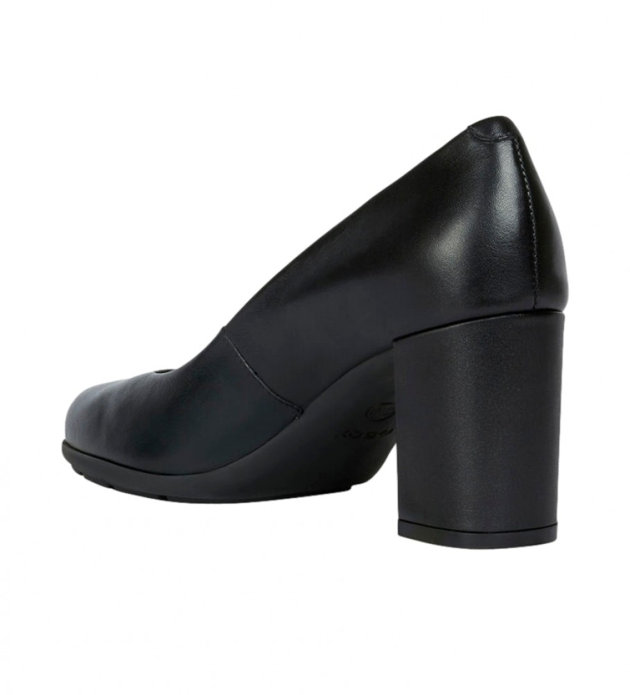 GEOX Zapatos de piel New negro -Altura tacón: 7,5cm- - Tienda Esdemarca calzado, moda y complementos - zapatos de marca y zapatillas de marca
