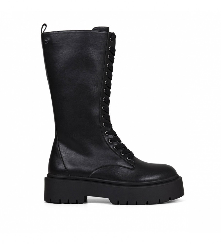Gioseppo Kitui black leather boots