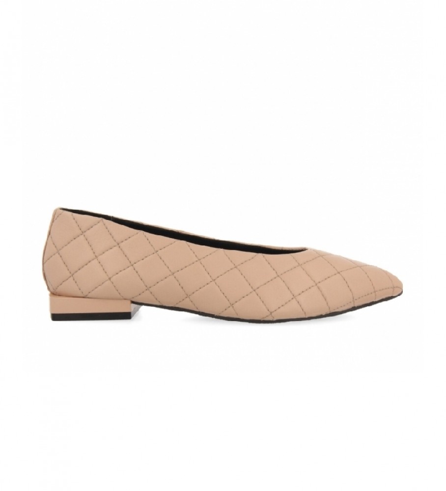 Gioseppo Sigdal beige leather ballerinas