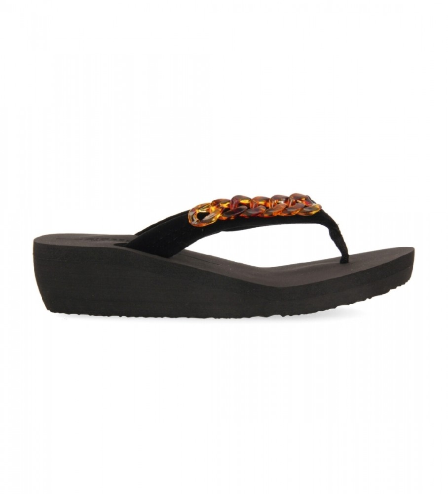 Gioseppo Chanclas Dunbau negro - Tienda Esdemarca moda, calzado y  complementos - zapatos de marca y zapatillas de marca