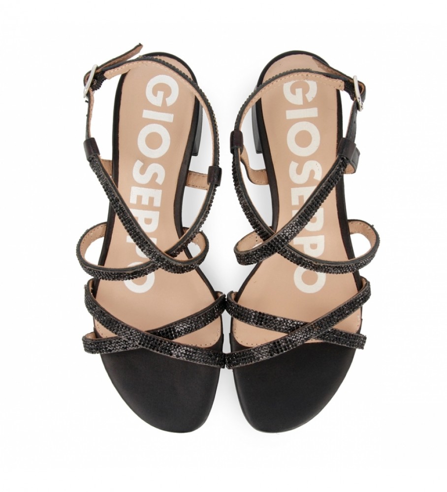 Gioseppo Sandalias de piel Brantley negro -Altura tacón: 5 cm- - Tienda  Esdemarca moda, calzado y complementos - zapatos de marca y zapatillas de  marca