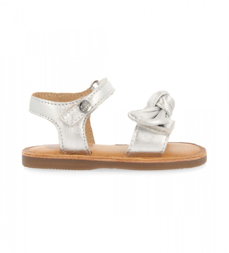 Gioseppo Sandalias de piel Elne plata - Tienda Esdemarca moda, calzado y  complementos - zapatos de marca y zapatillas de marca