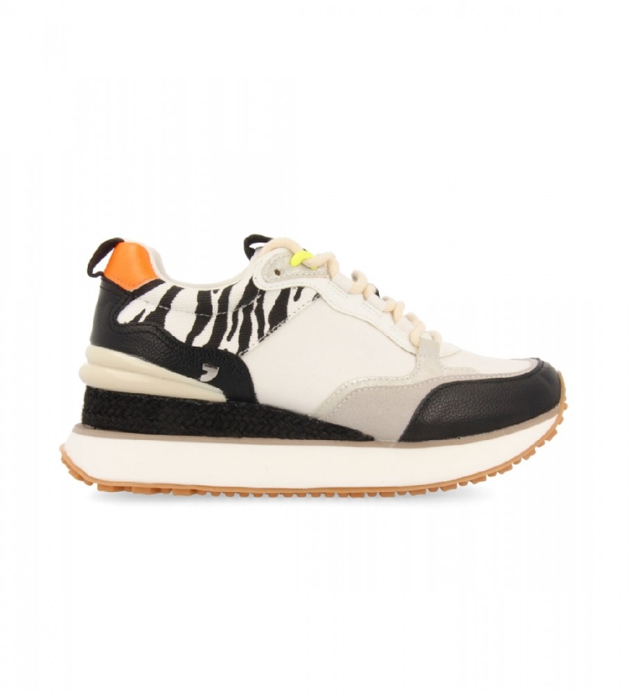 Gioseppo Sneakers Arsoli white, animal print -Height cua 6cm