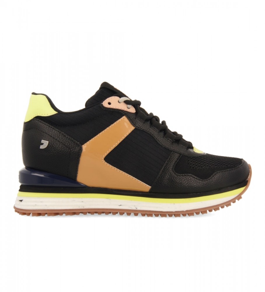 Gioseppo Sneakers with internal wedge chiny black