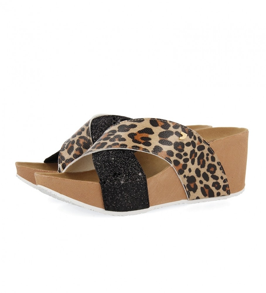 Gioseppo Sandálias de leopardo Cherasco - altura do leopardo: 7cm -  Esdemarca Loja moda, calçados e acessórios - melhores marcas de calçados e  calçados de grife
