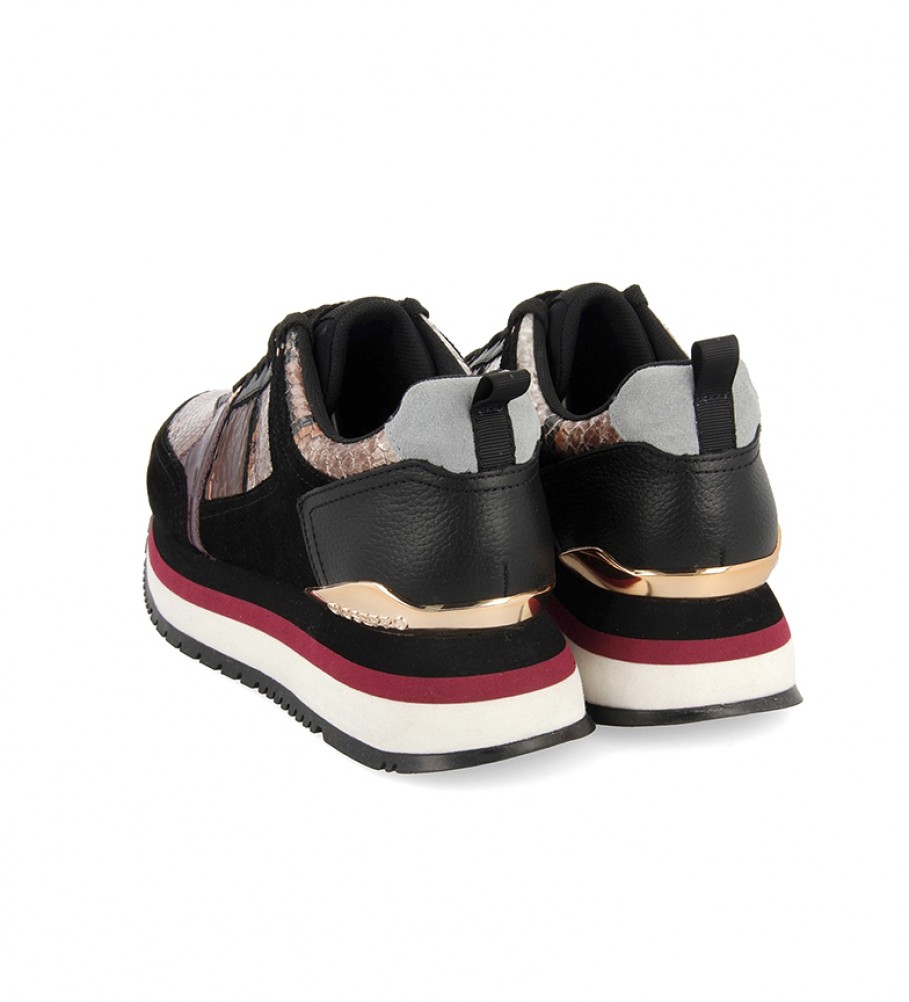 Gioseppo Zapatillas de piel Engels negro -altura plataforma: 4cm- - Tienda  Esdemarca moda, calzado y complementos - zapatos de marca y zapatillas de  marca