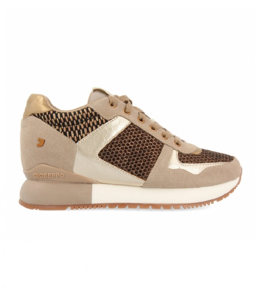 Gioseppo Sneakers Lilesand gold -Height of the wedge: 5,8cm