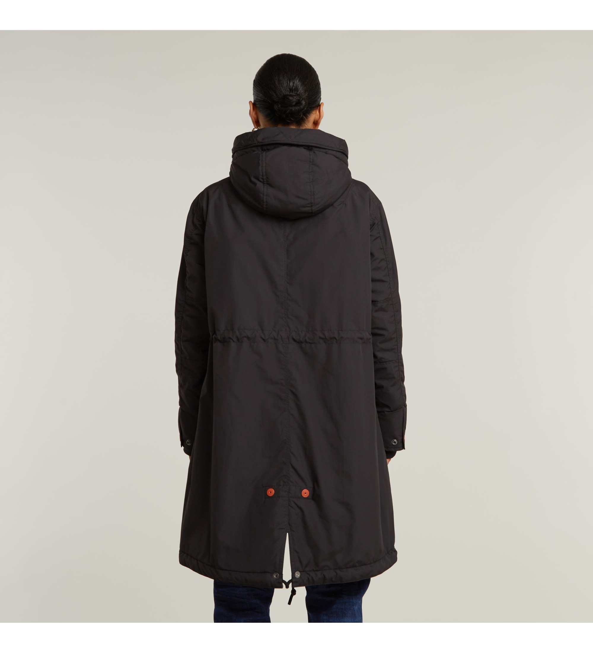 Hood Merc Fishtail Parka G-Star Hooded Fishtail Parka Black