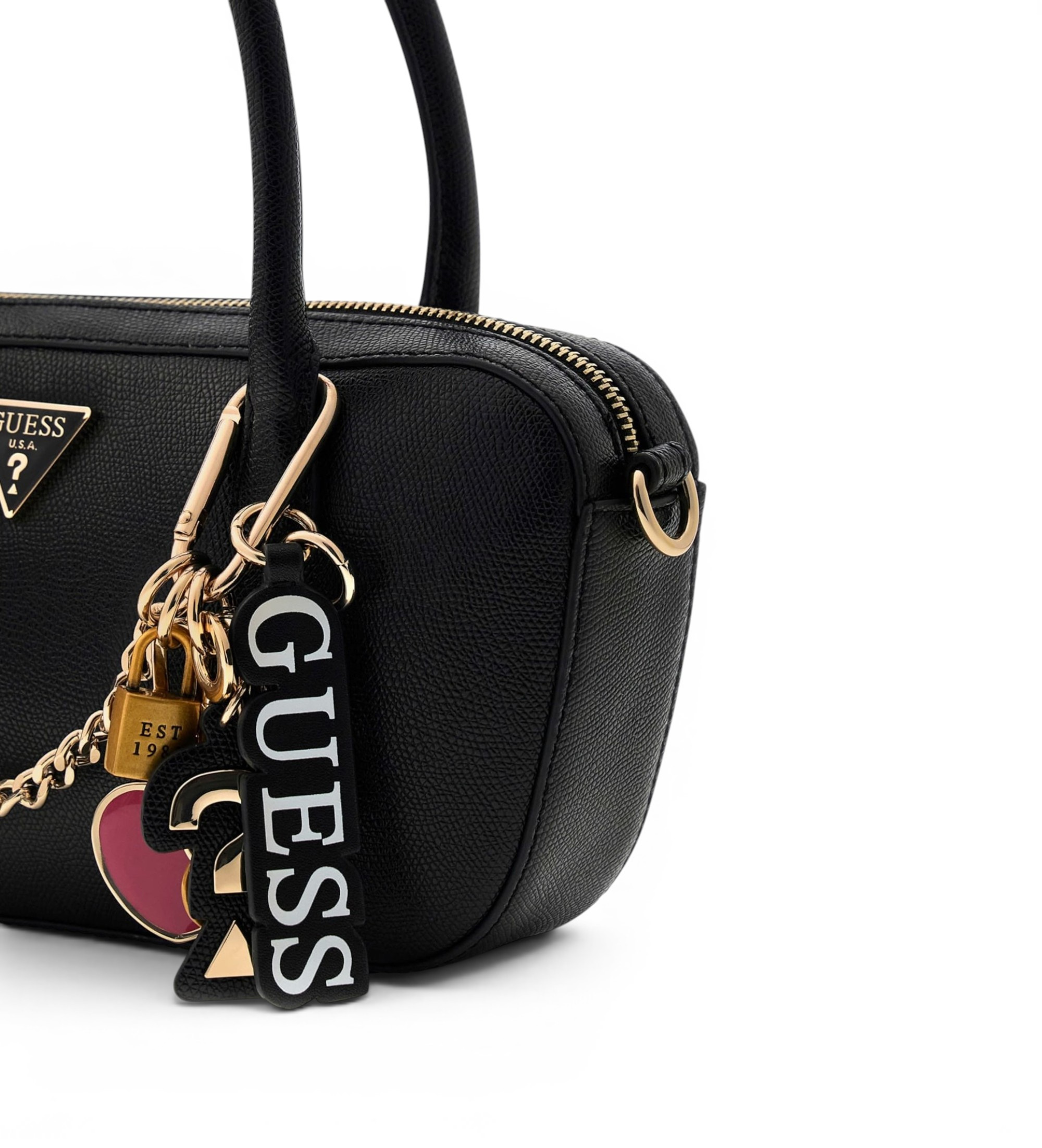Guess Bolso Davina Charms negro