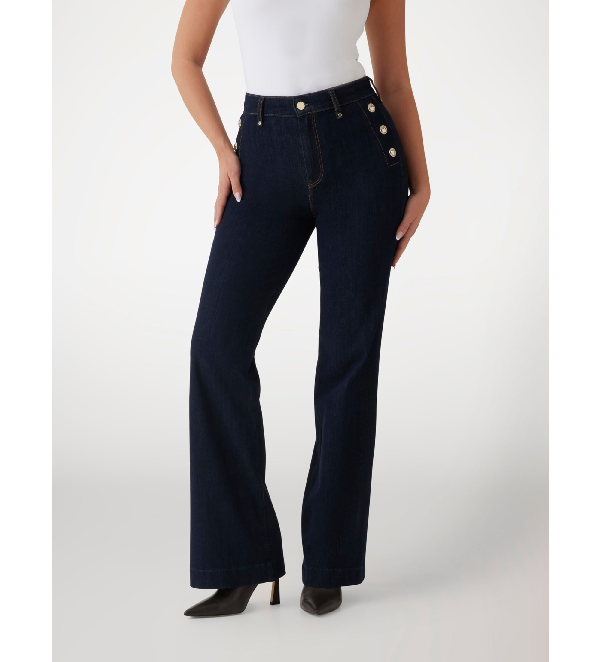 Guess New Faye marinblå chinojeans Guess New Faye marinblå chinojeans
