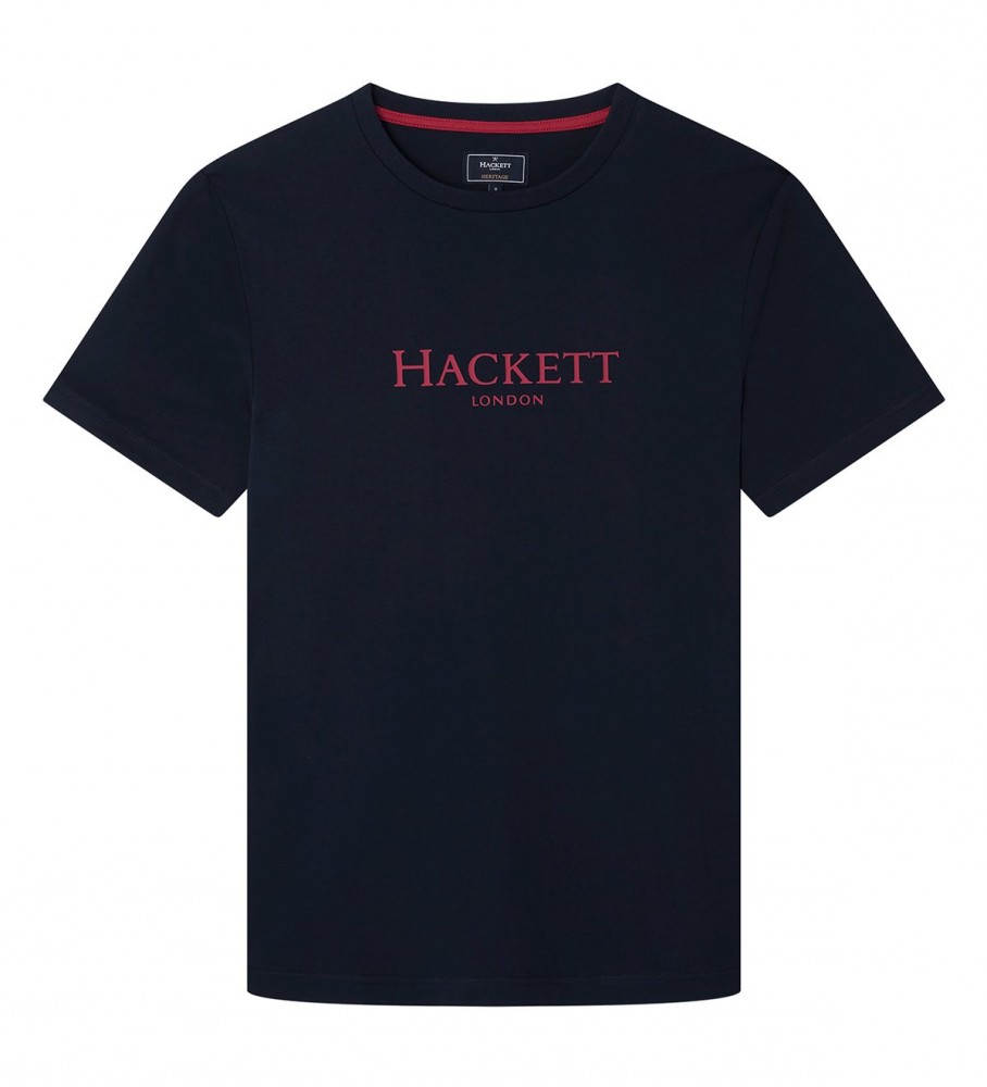 Hackett Basic T-shirt Logo Black
